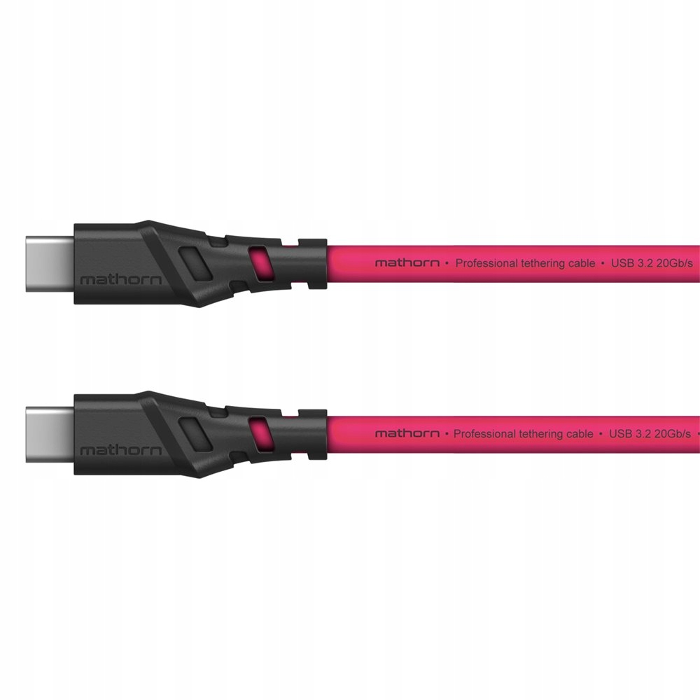 Kabel Usb-c Mathorn MTC-210M 2m 20Gb/s Pd 100W 4K60 Magenta