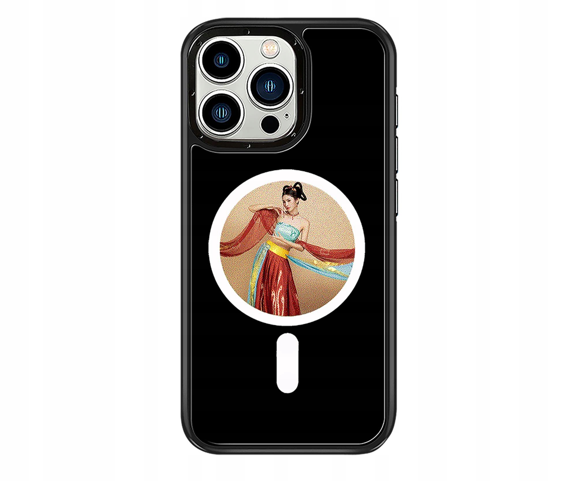 InkCute Pouzdro s displejem typu e-ink a Magsafe pro iPhone 16 Pro, černé