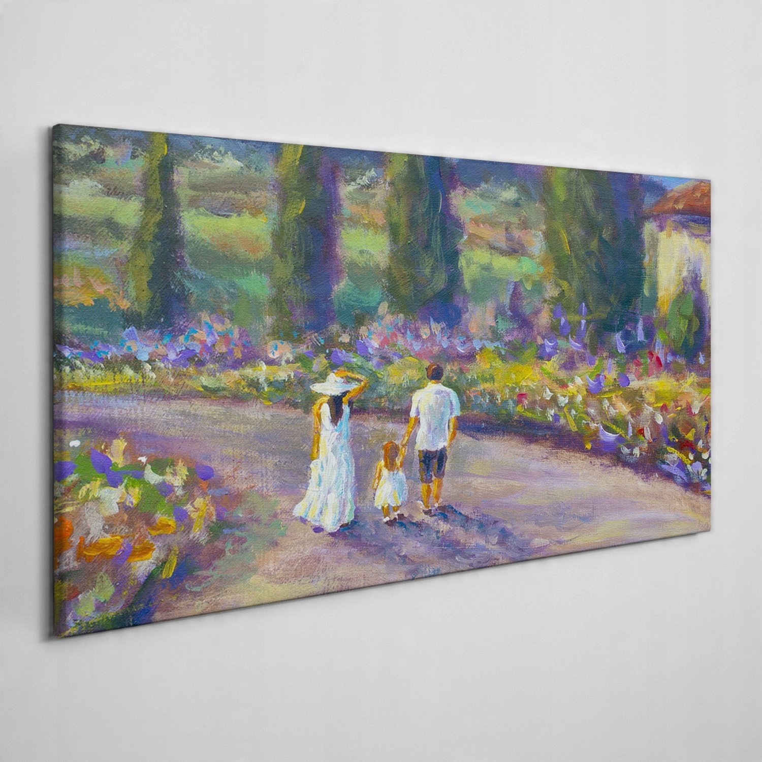 

Obraz na płótnie Rodzina drzewa kwiaty 100x50 cm