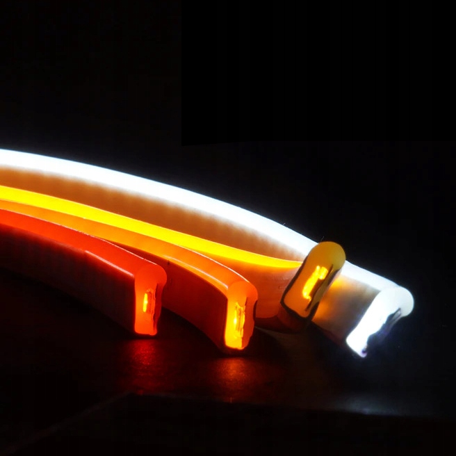 Neon FLEX LED 8x16mm 12V BIAŁY CIEPŁY 1m Kod producenta 1