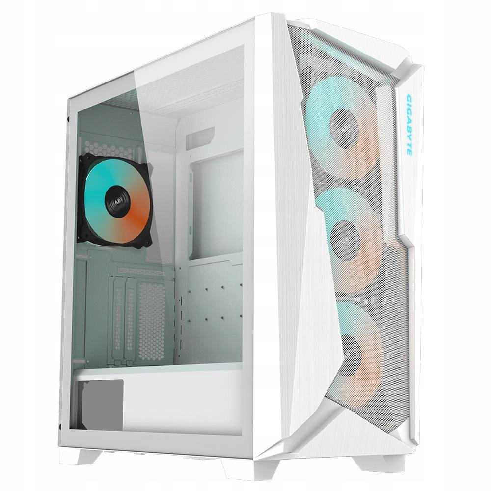 Gigabyte case GB-C301GW, Argb Hub, průhledná bočnice, Mid tower, 4x…