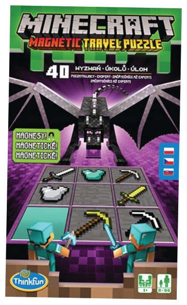 Minecraft. Magnetic Travel Puzzle. Ravensburger