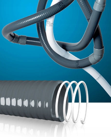 Elastyczna rura PVC-U HIDROTUBO D-43X50 Popiel 1m Marka BudMech