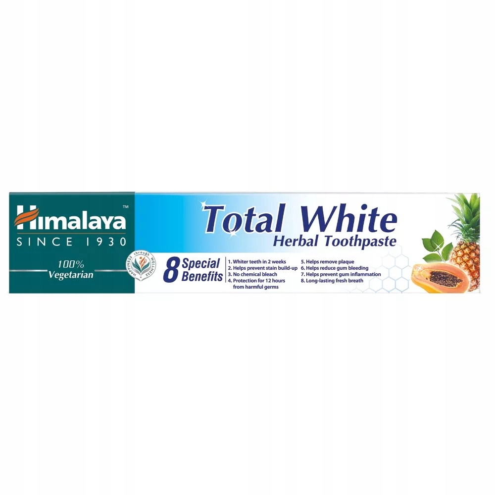 Wybielająca pasta do zębów Himalaya Total White 13002337999 Allegro.pl