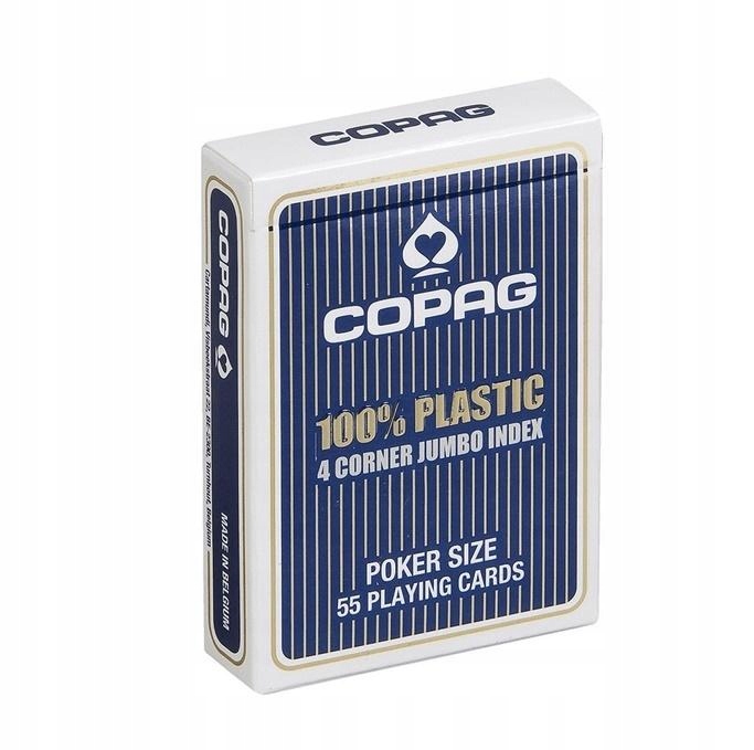 KARTY DO GRY COPAG 100 % PLASIC 4 CORNER JUMBO ..
