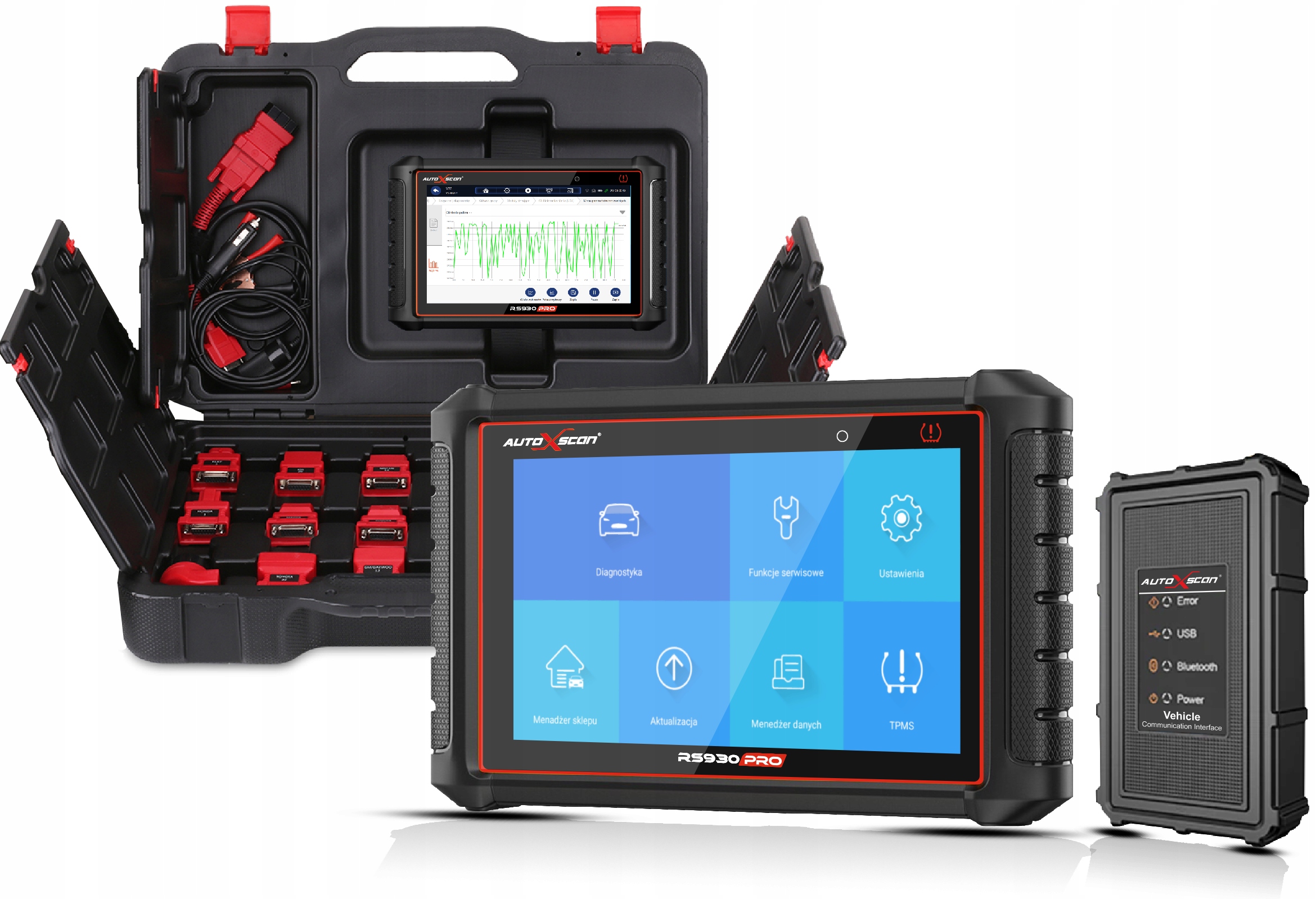 TESTER DIAGNOSTYCZNY PROGRAMATOR TMPS RS930PRO PL EAN (GTIN) 6972497500216