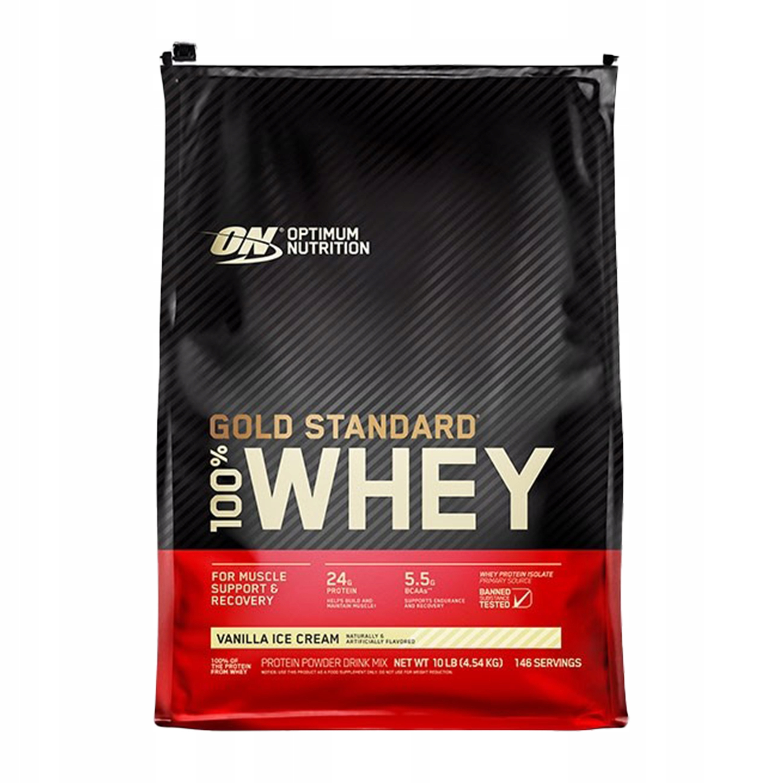 Protein Optimum Nutrition Gold Standard Whey 4540 g Wpc Wpi Wph Vanilka