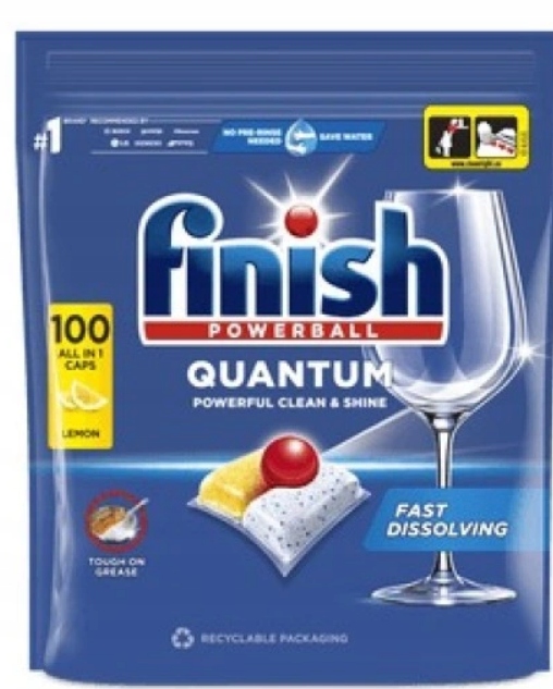 Finish Ultimate All in One Kapsle do myčky nádobí Lemon 100 ks