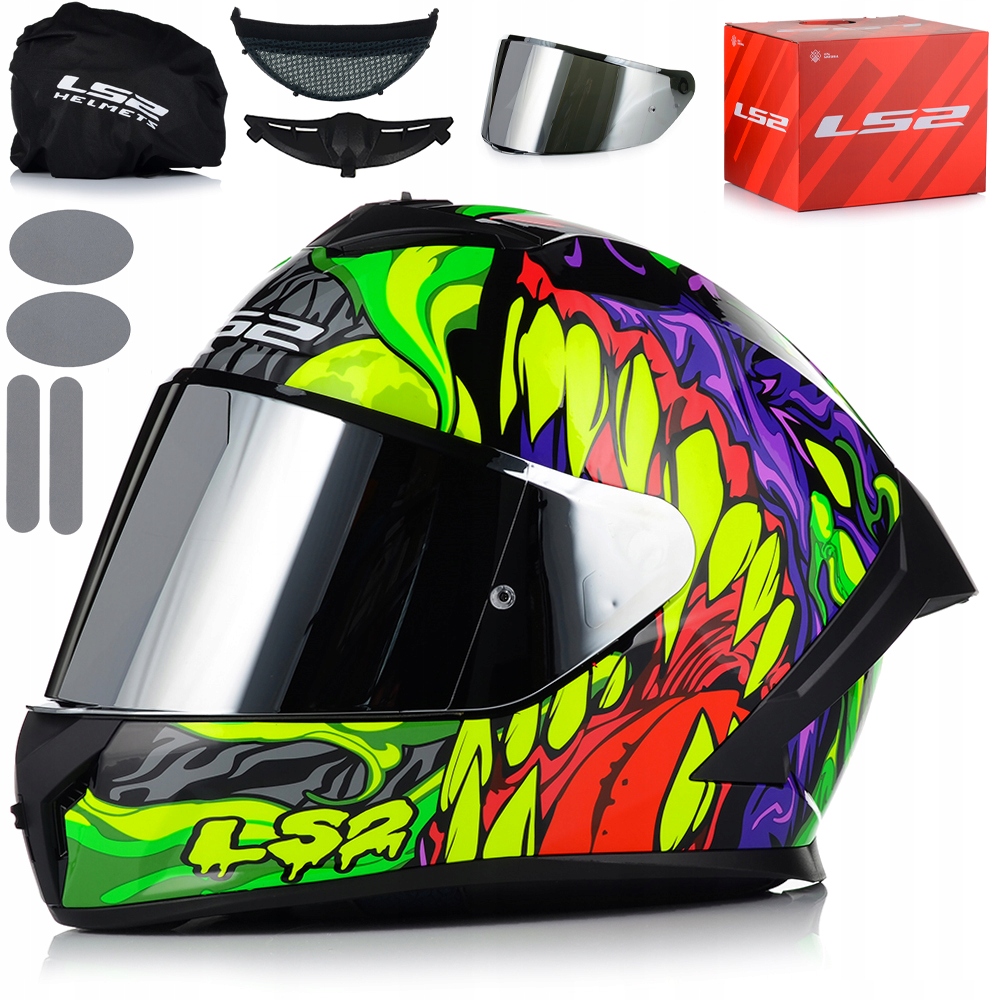 Motocyklová Prilba LS2 FF820 Rapid III System Pinlock Ecer 22.06 2x Sklo