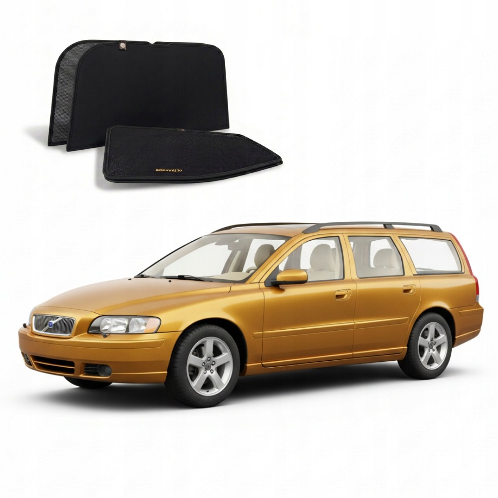 Krytky slunečních rolet přizpůsobené pro vůz Volvo V70 II 2
