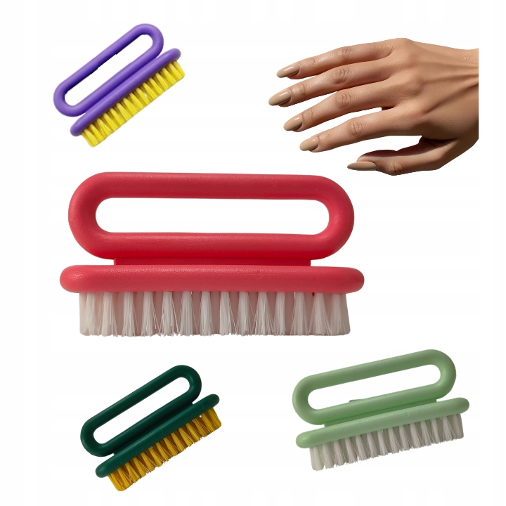 Szczoteczka do czyszczenia rąk i paznokci z uchwytem KAMIL UNIWERSALNA