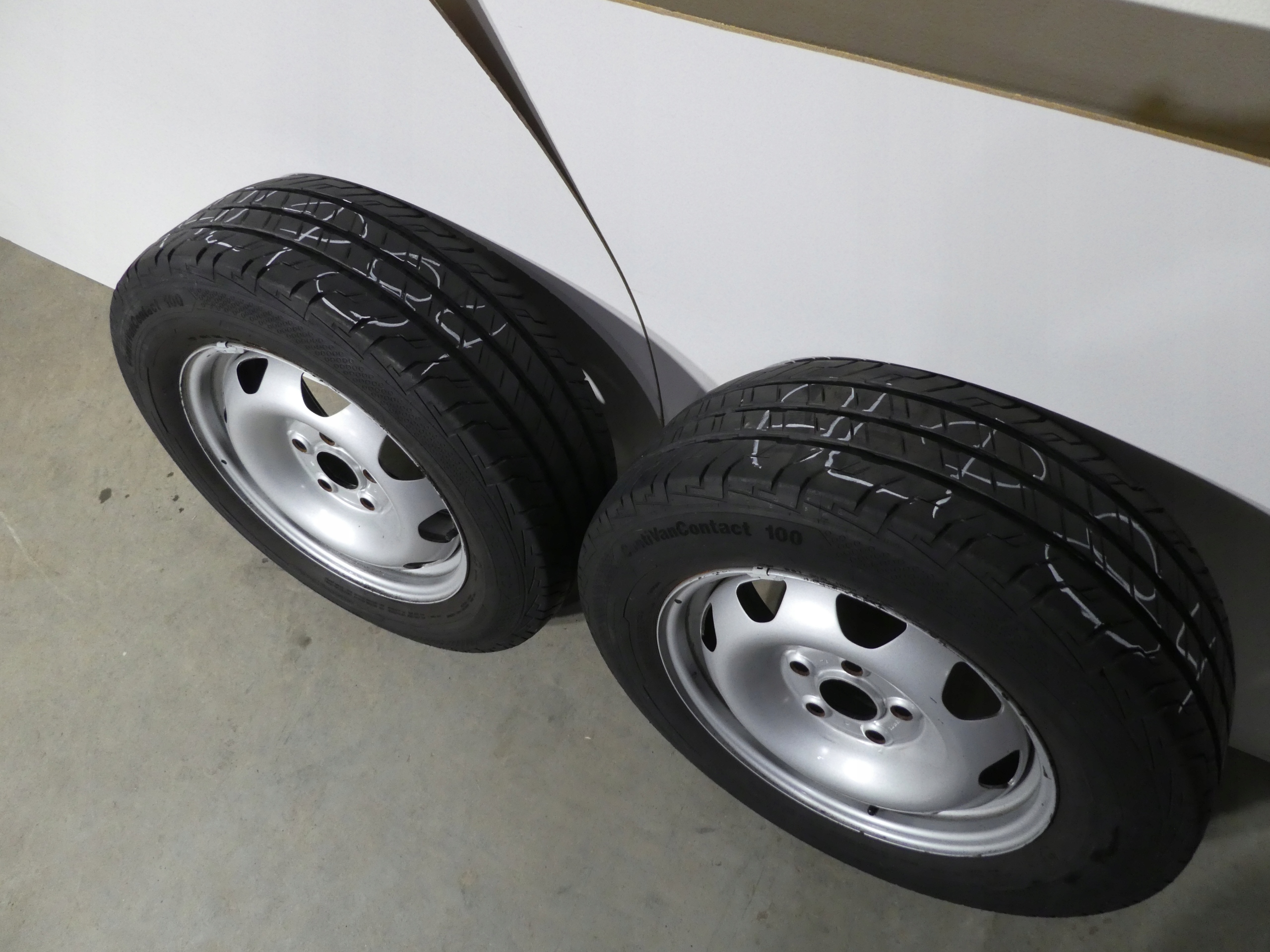 2X wheels discs tyres 7E0601027C VW T5 T6 215/65/R16C 2019R