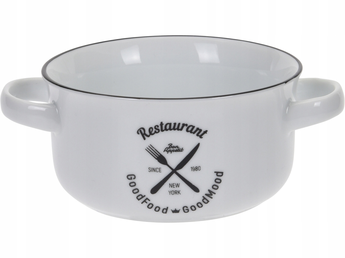 

Retro Miska Do Zupy Bulionówka 500 ml Porcelana