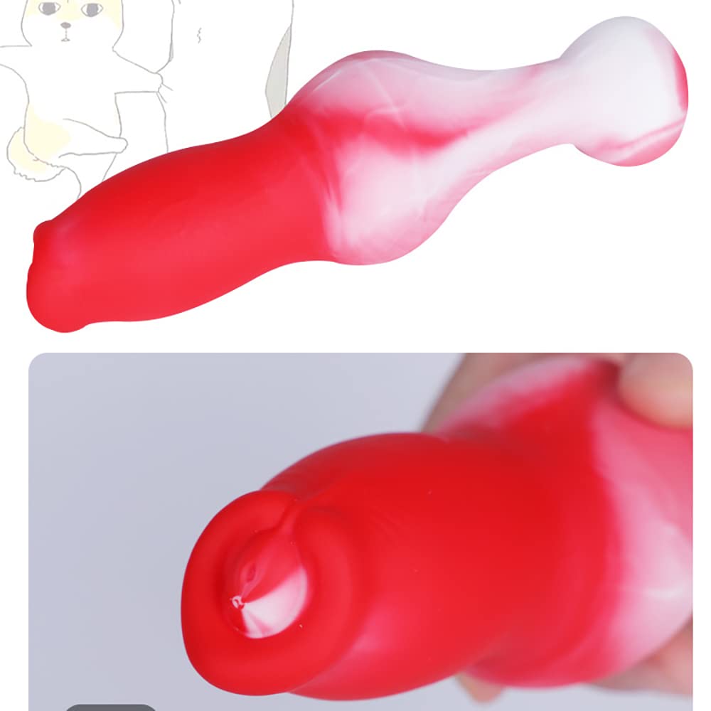 JIXAXE Realistyczny Dildo Wilczy z Ogonem Analnym Zestaw Dla Kobiet Cosplay — miniatura 9