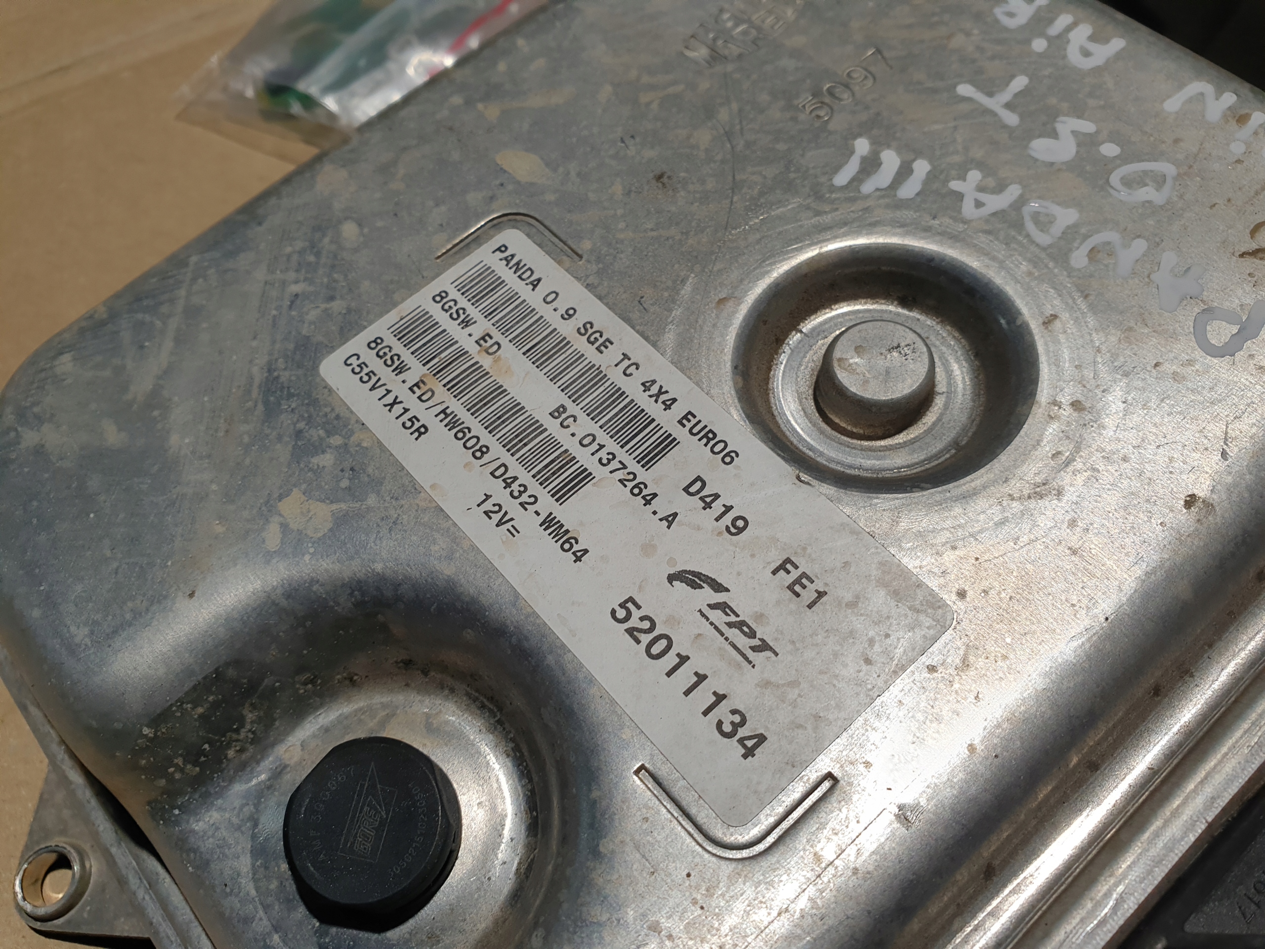 computer control unit FIAT PANDA III 3 2014- 0.9 TWIN AIR 52011134