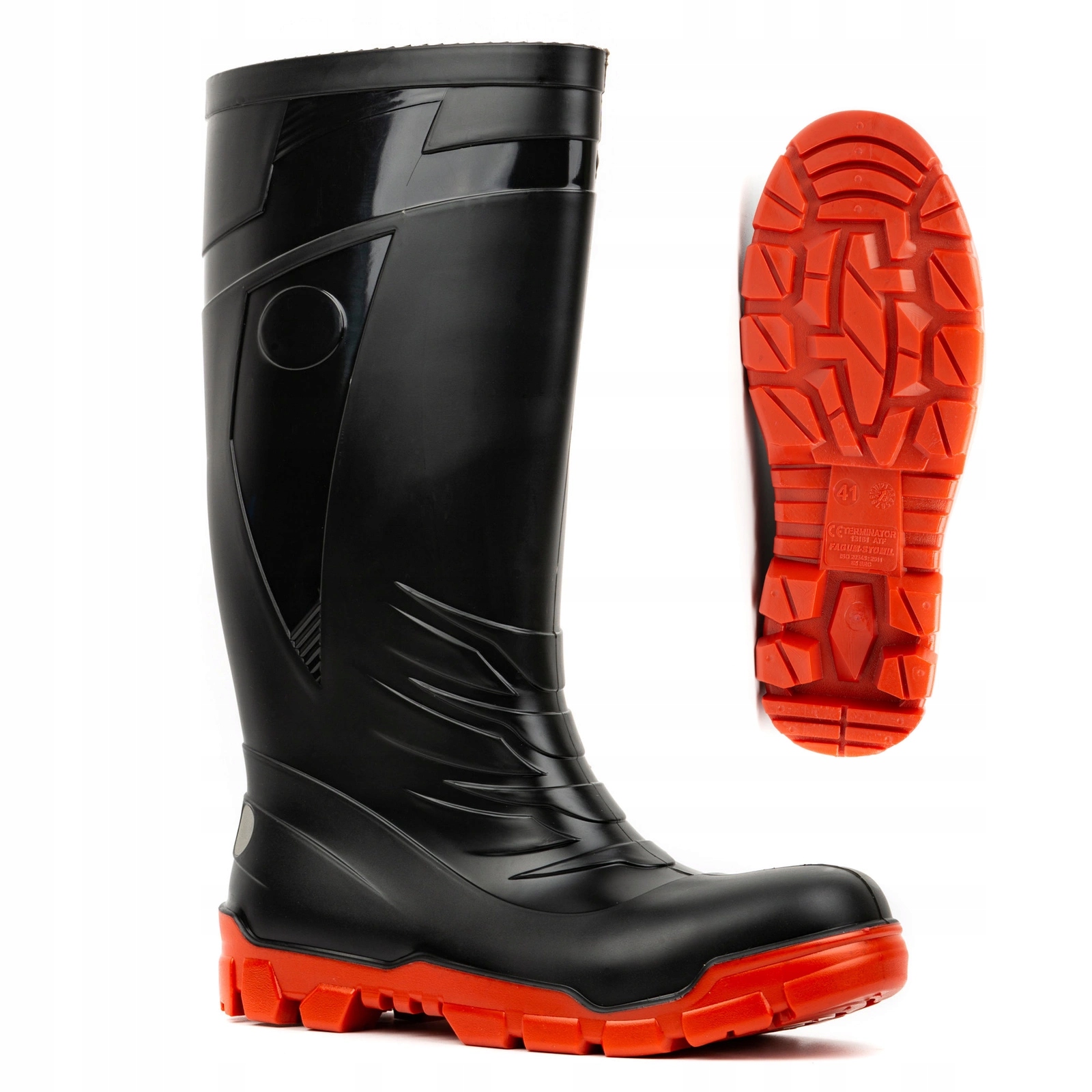 Gumowce Kalosze Górnicze Miękkie Wytrzymałe Terminator S5 47
