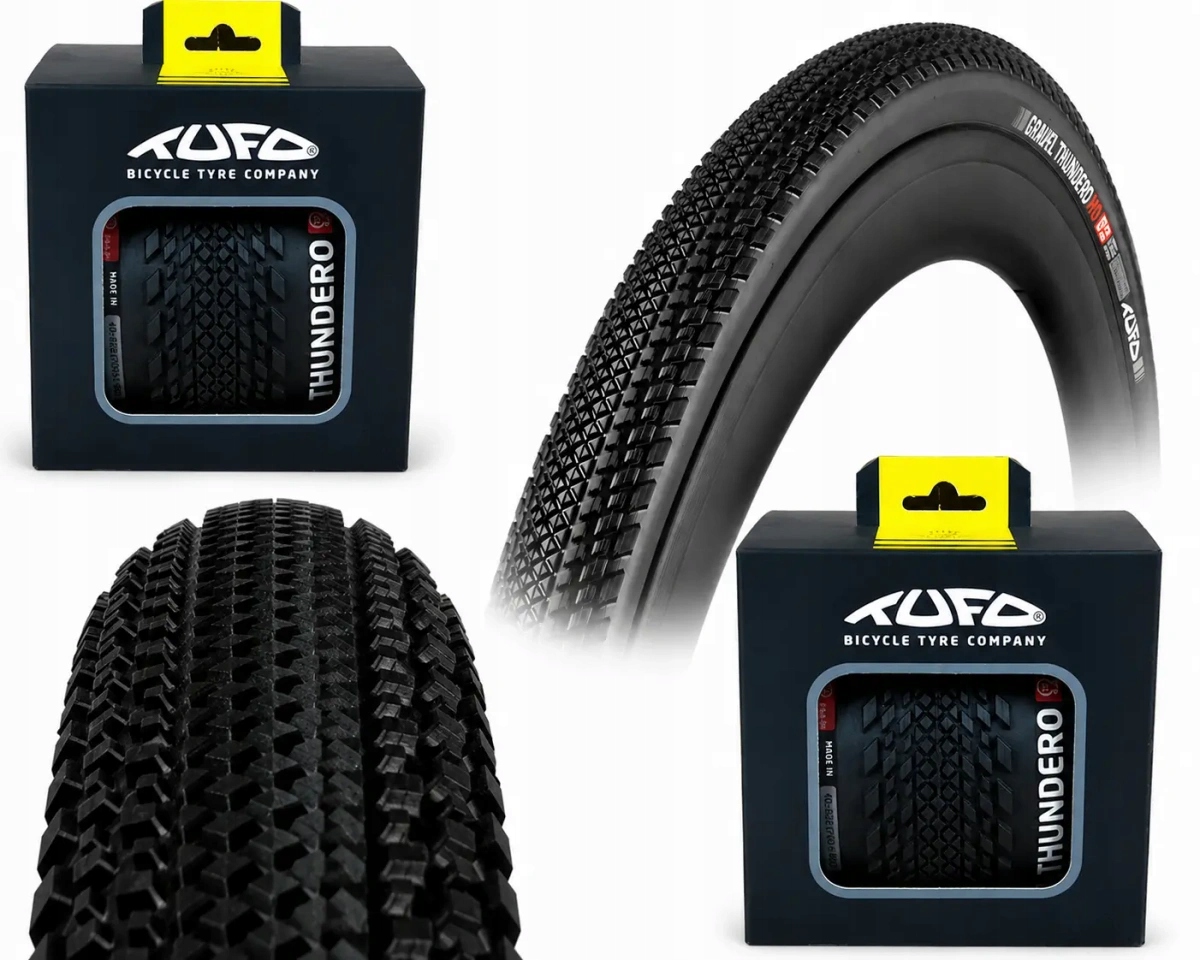 Pneumatika Tufo Thundero Hd Tubeless černá 700x44C gravel 28" sada na kolo
