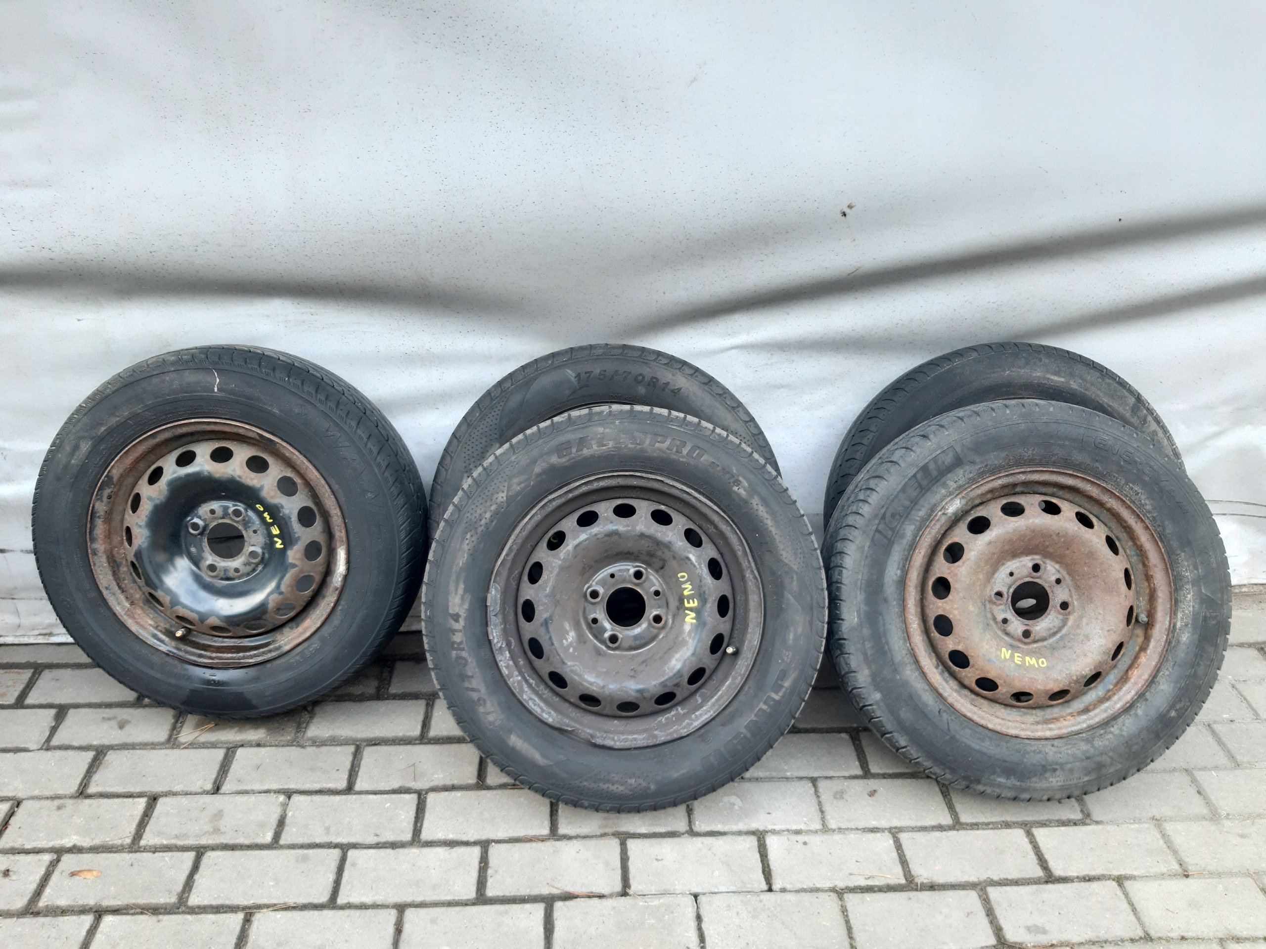 Nemo QUBO FIORINO сталеві диски R14 4X108