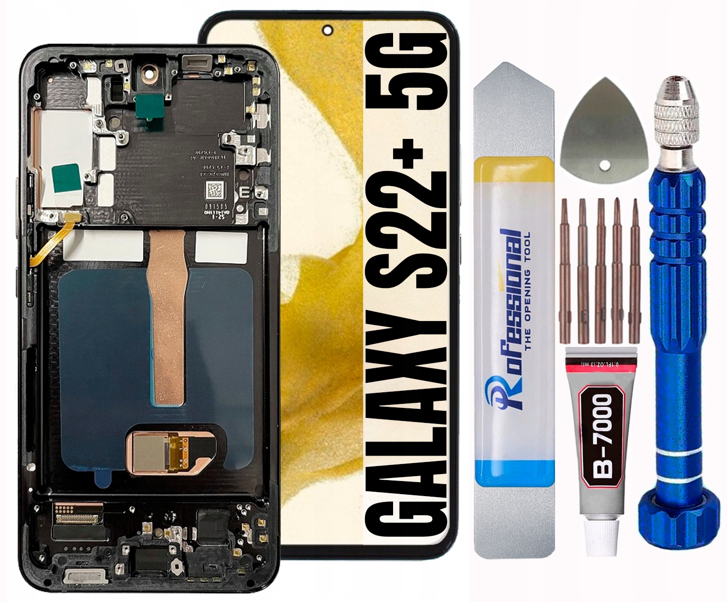 Displej Pro Samsung Galaxy S22 Plus 5G S906 S906B Oled LCD Rámeček