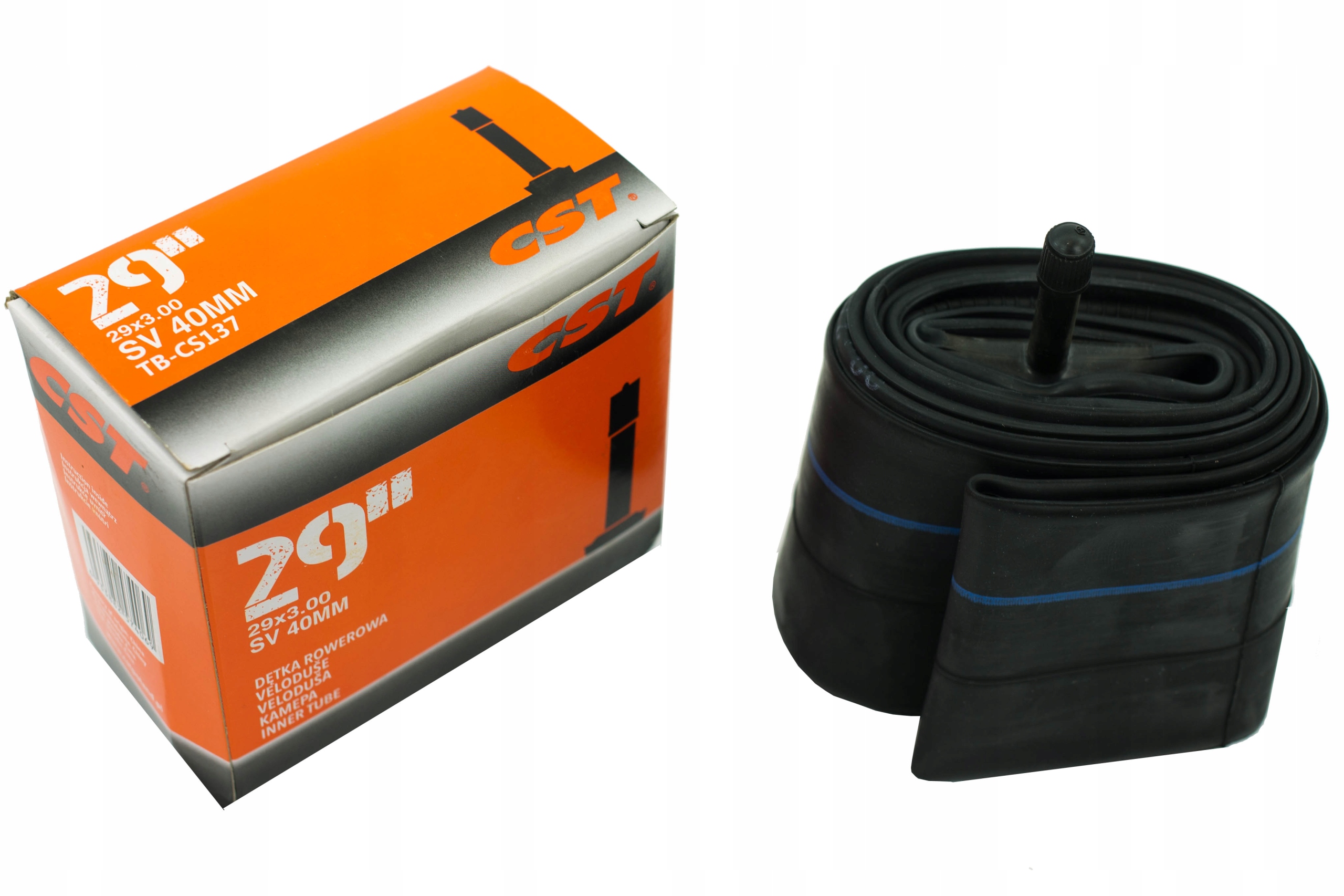 

Dętka Cst TB-CS137 29x3,0 Av 40MM Schrader