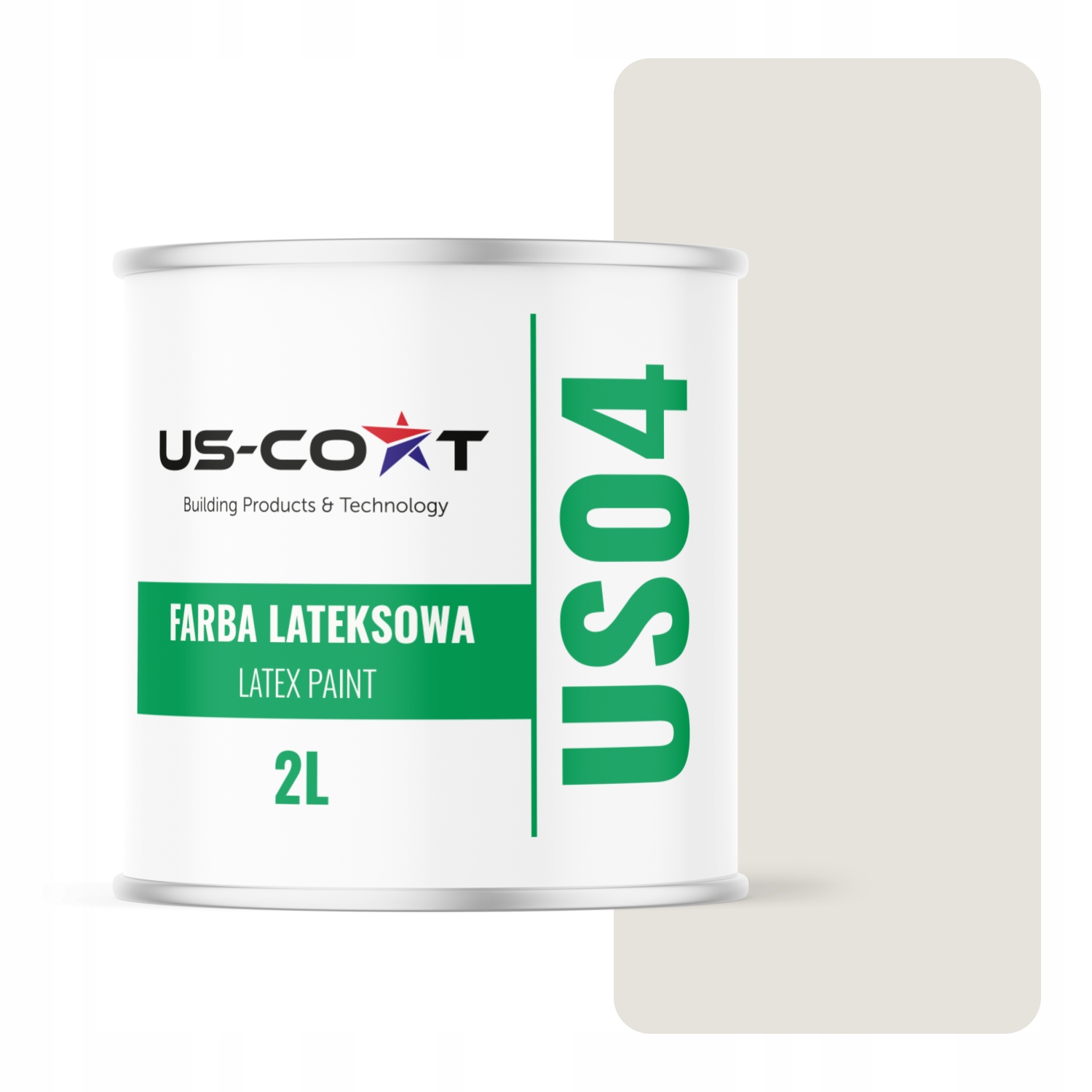 Barva Do Interiéru Stěn Odolná Bílá, Zlomená Do Šedé Barvy H1276 2L Matná