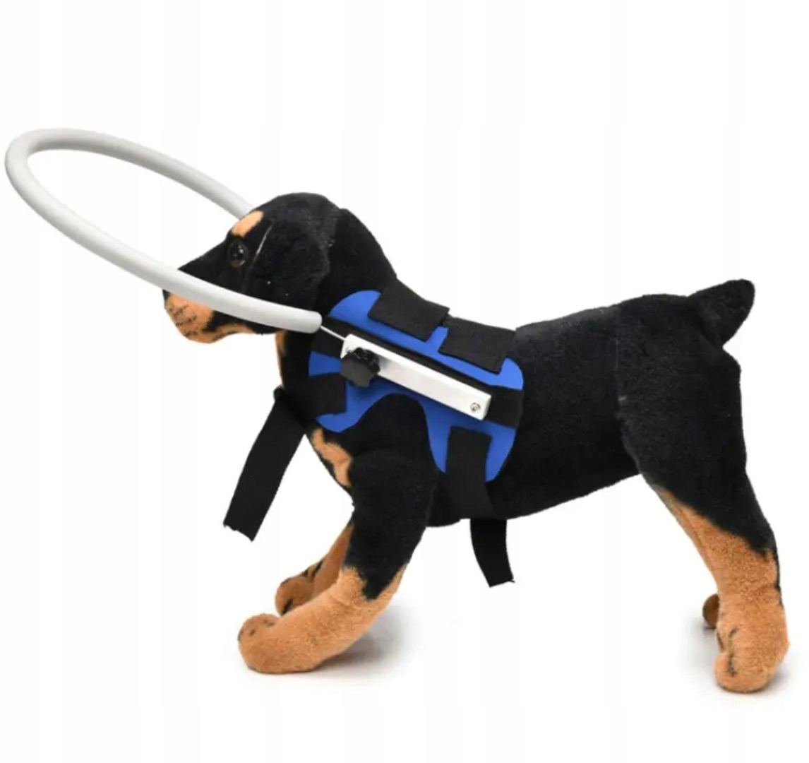 Levně Ochranný postroj pro slepé psy, nastavitelný, proti nárazu, velikost S