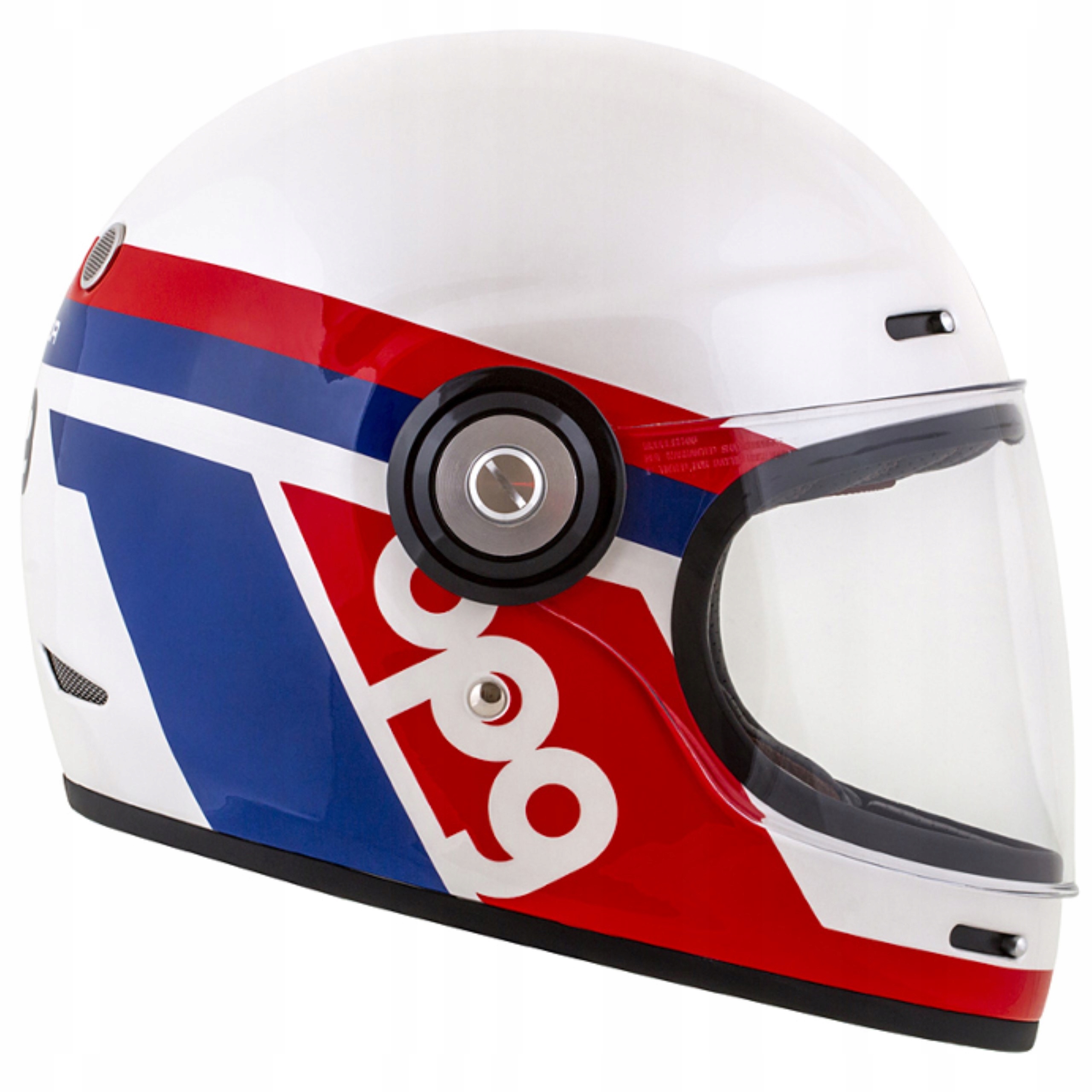 CASSIDA CZESKI KASK MOTOCYKLOWY WŁÓKNO FIBER OPG M Rozmiar M