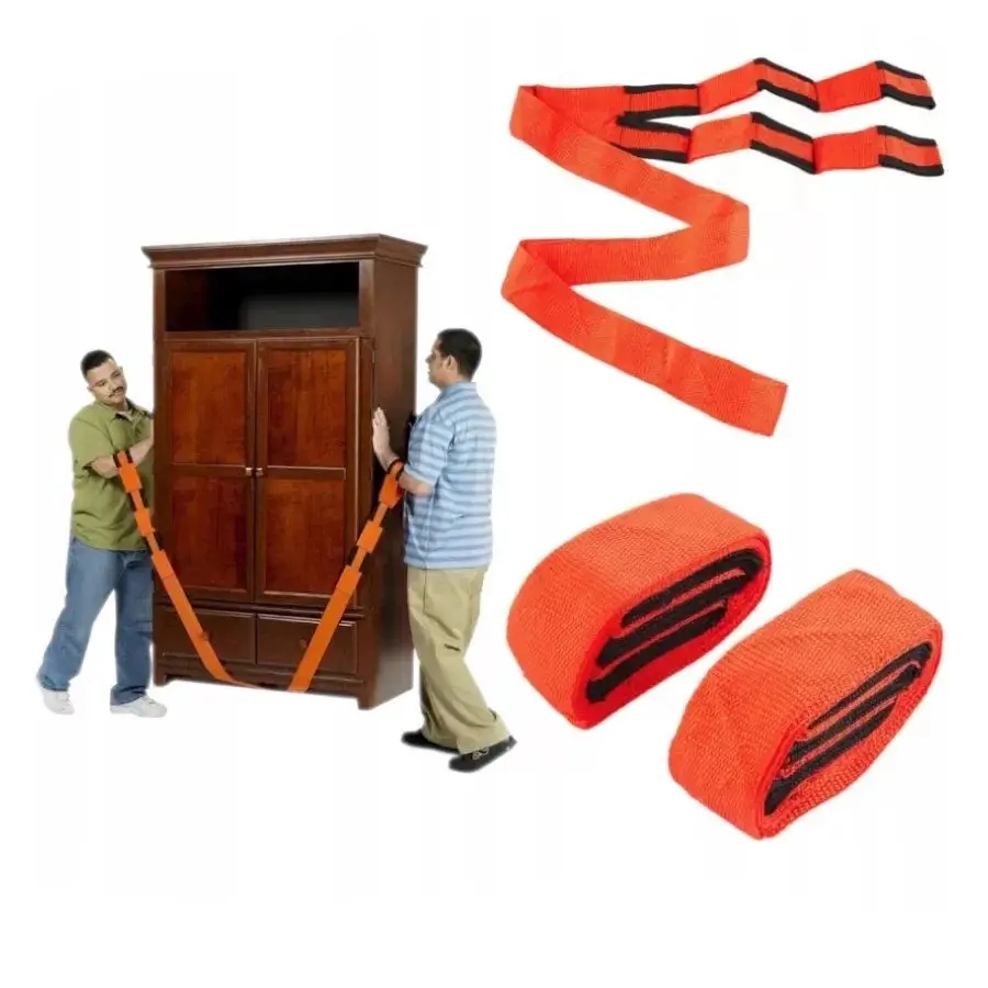 PASY DO PRZENOSZENIA MEBLI SZELKI TRANSPORTOWE MOCNE 2 SZTUKI