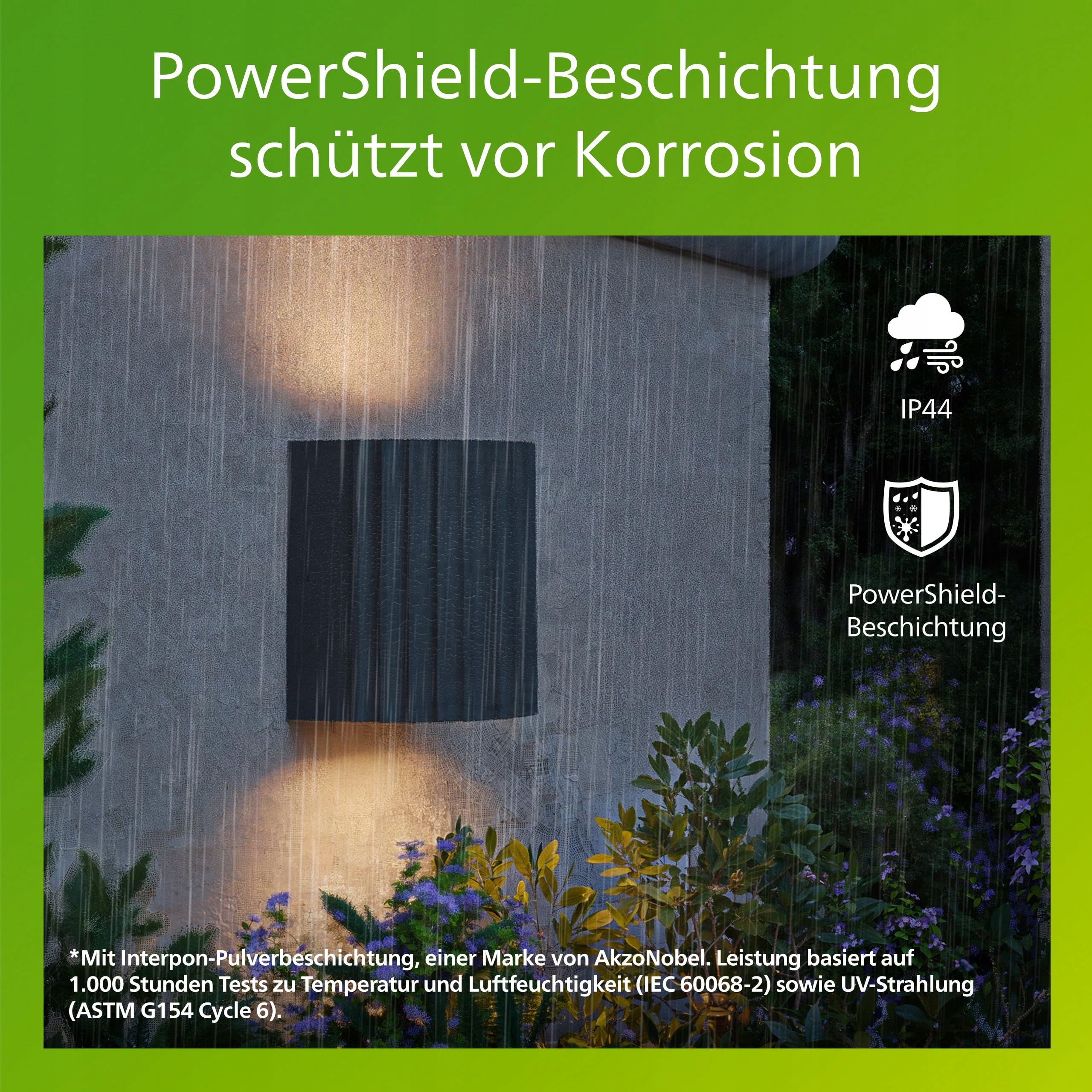 PHILIPS Lampa Zewnętrzna LED 800lm 2700K IP44 Aluminiowa Anthrazitgrau — miniatura 3
