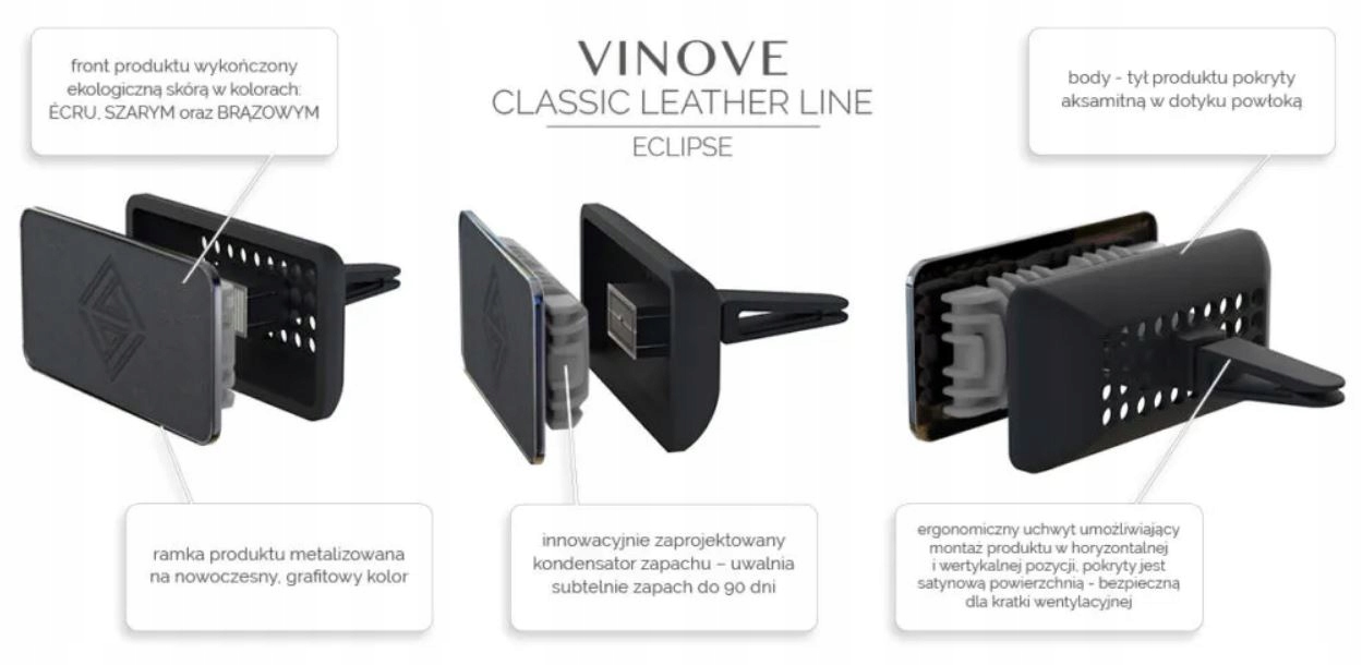 VINOVE ECLIPSE SILVERSTONE zapach na kratkę nawiew Producent VINOVE