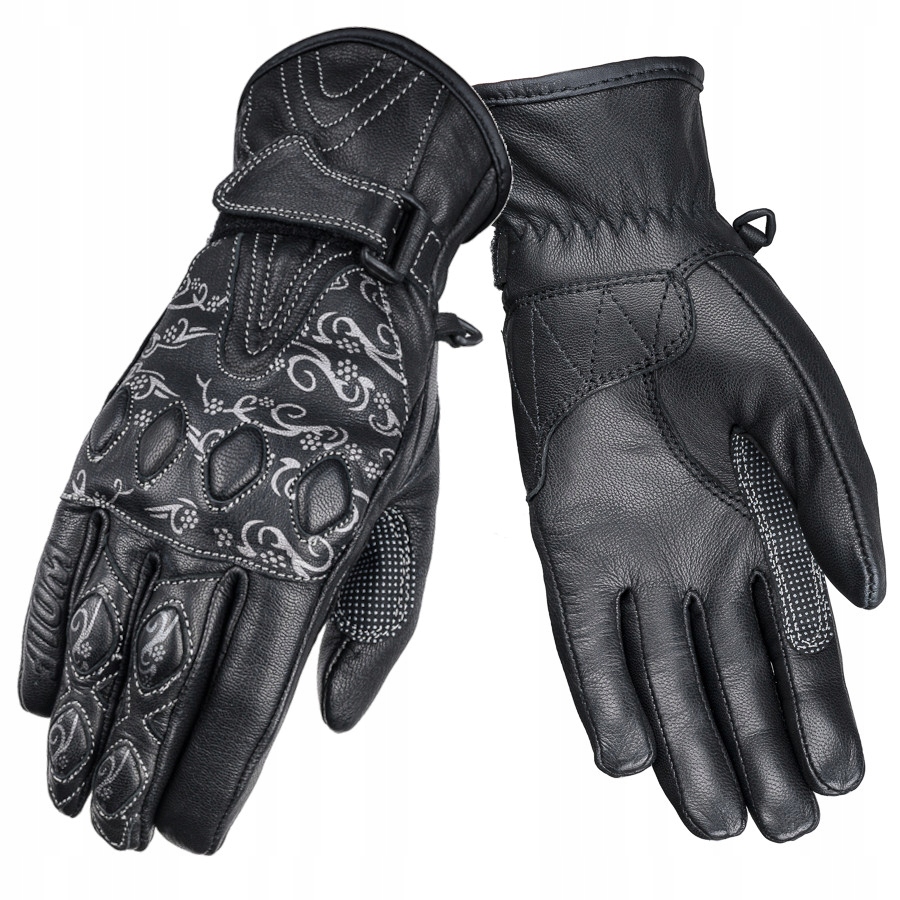 

Wolf Damskie Rękawice Motocyklowe Fiori Blk Grey S