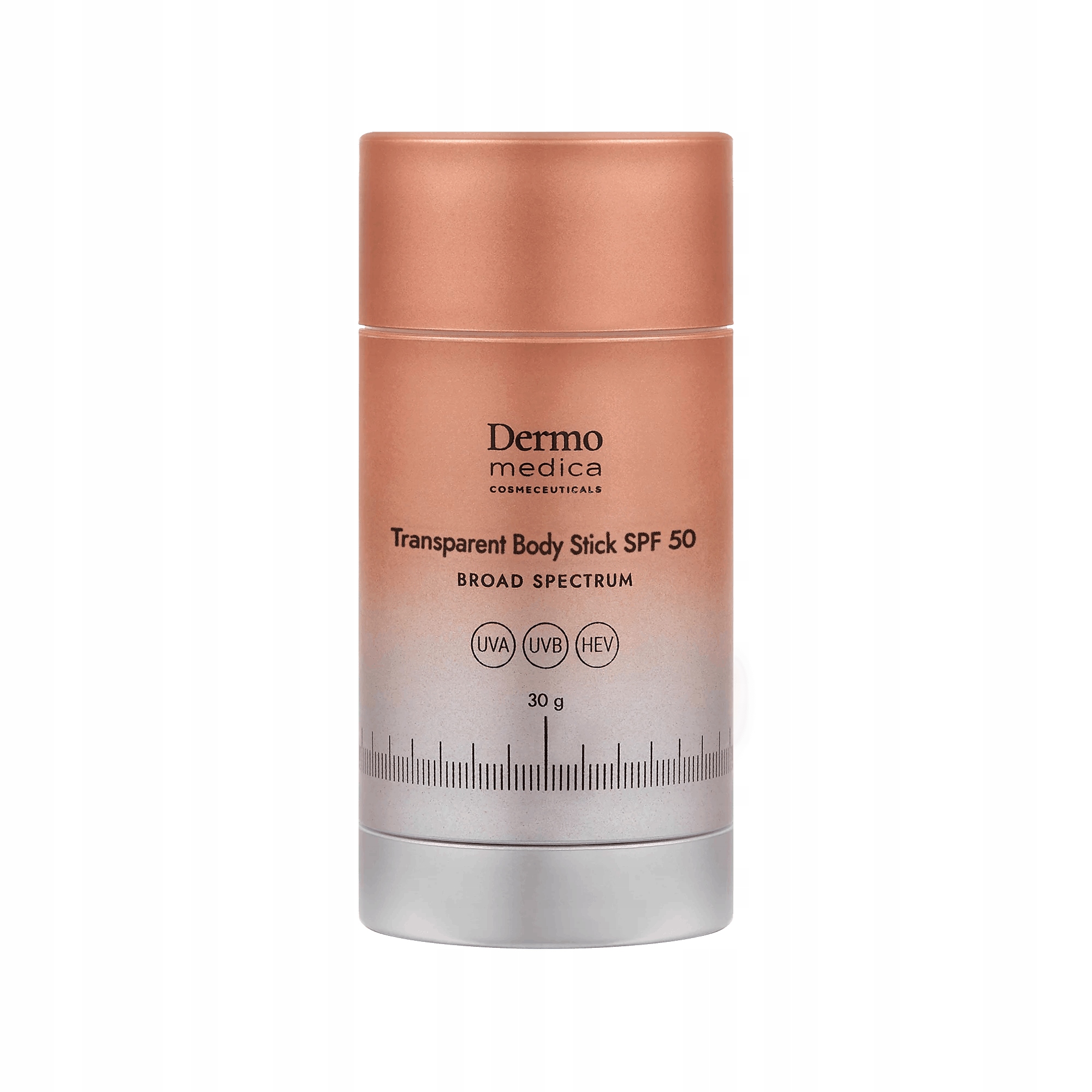 Sztyft do ciała Dermomedica Transparent Body Stick Spf 50 30g