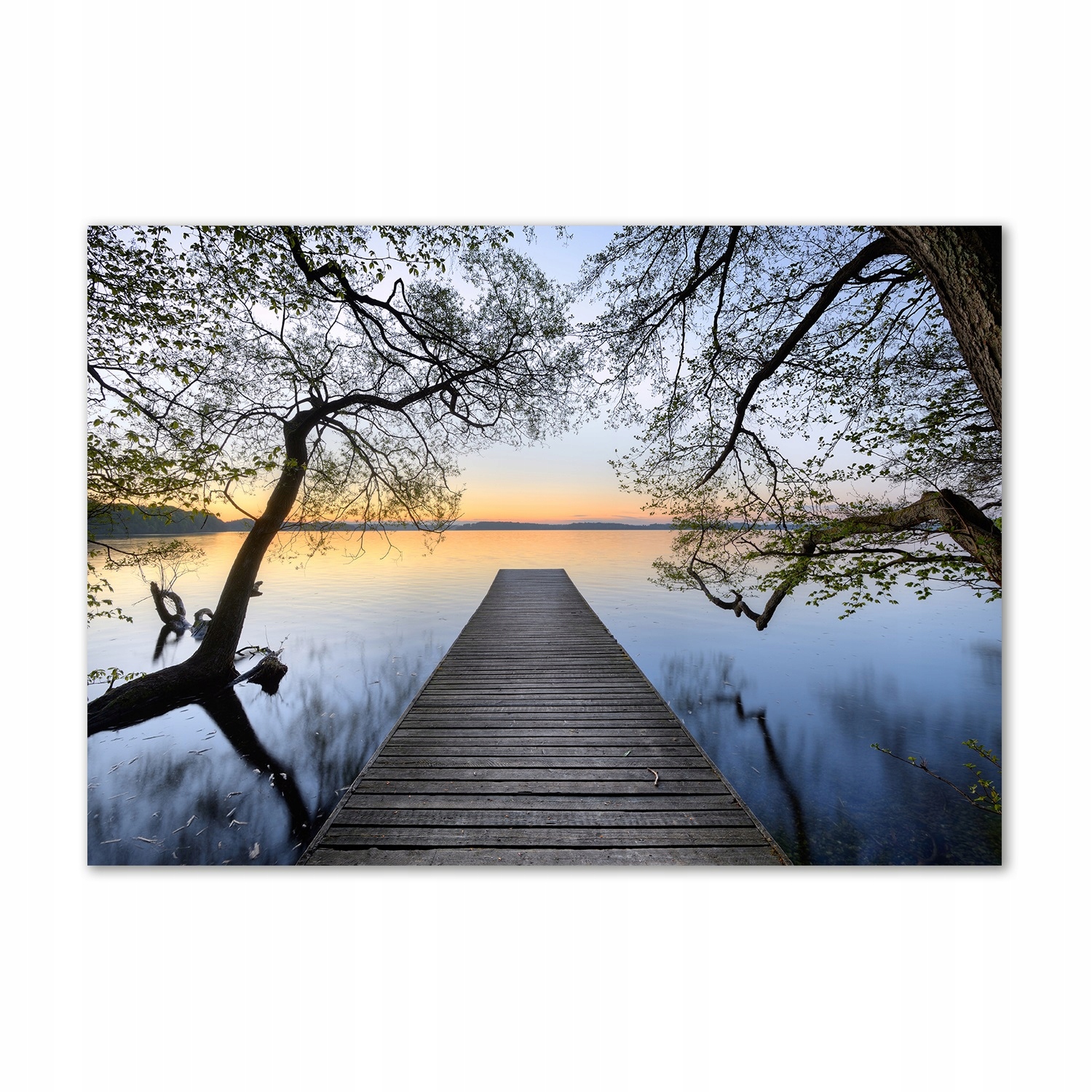 

Foto obraz szkło akryl Molo nad jeziorem 100x70 cm