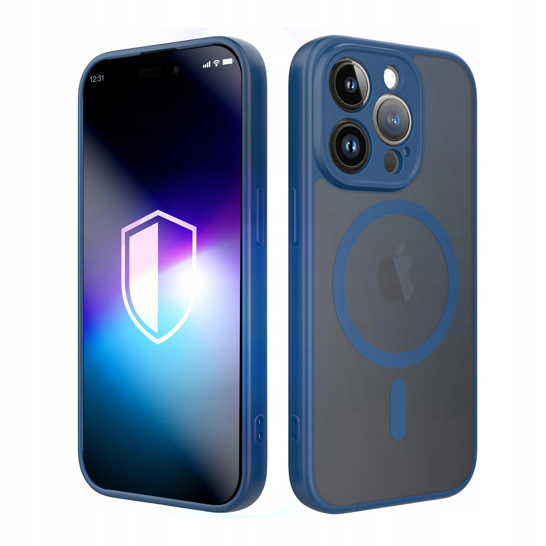 Etui do iPhone 15 Pro 3MK niebieski pokrowiec obudowa case