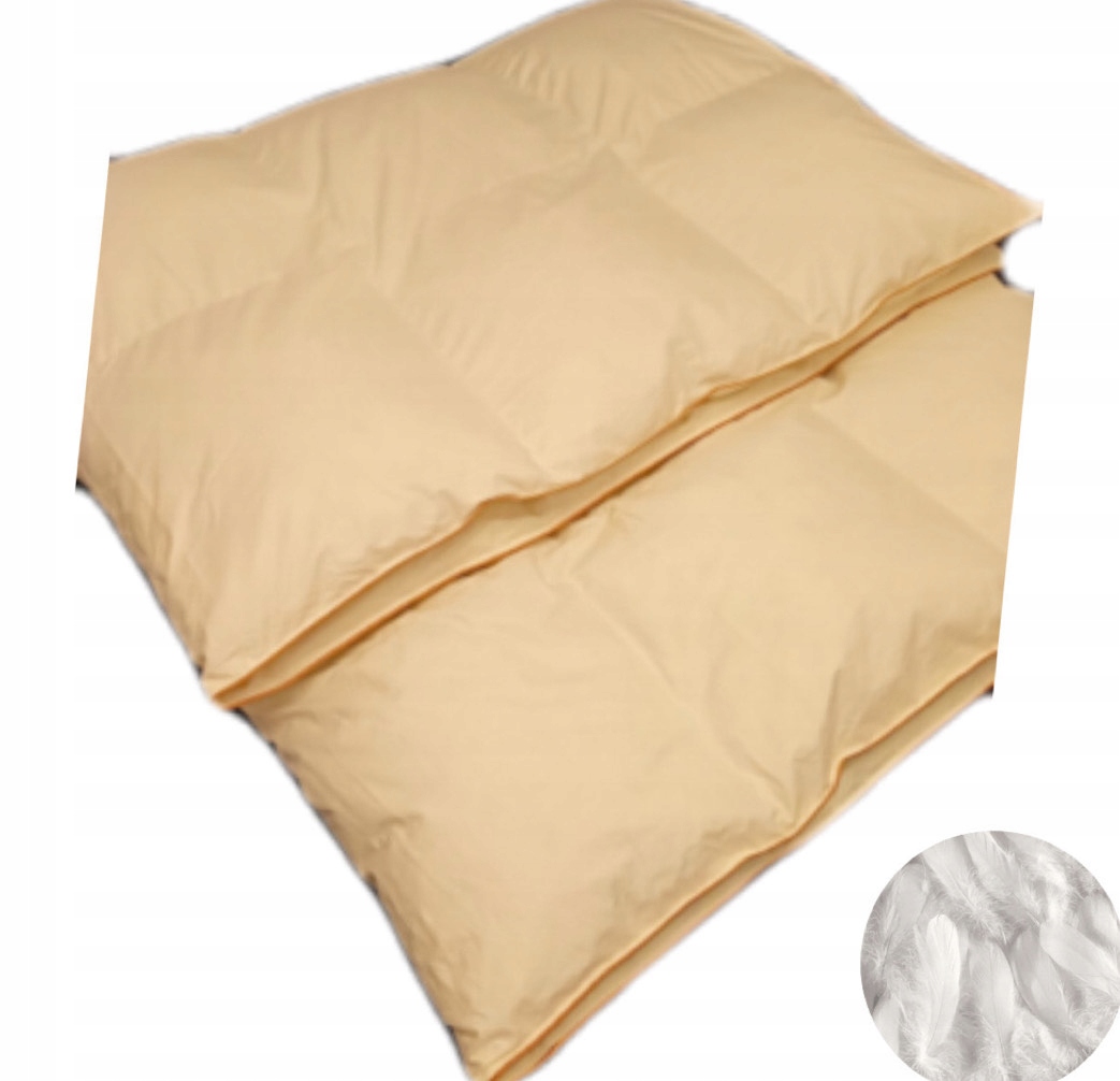 Přikrývka Z Peří 180 x 200 cm Celoroční, Velmi Teplá/produkt Pl