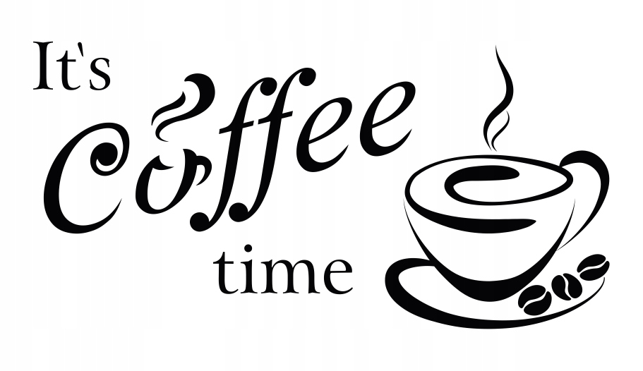 

Naklejka ścienna naklejki Czas na kawę Coffe time