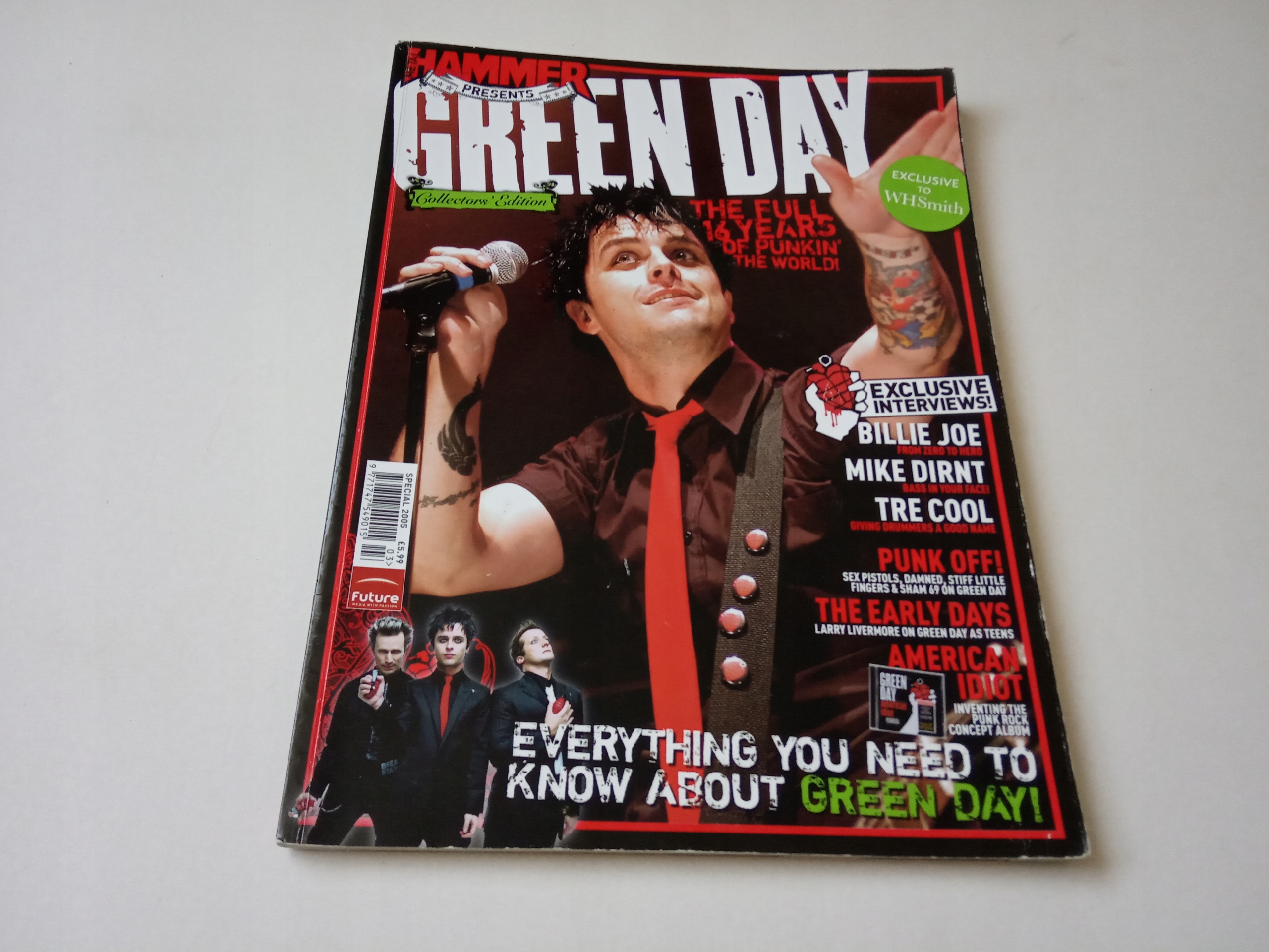 METAL HAMMER , green day , collector's edition