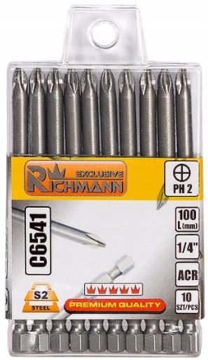 

Grot końcówka bit PH2x100mm S2-ACR Richmann C6541