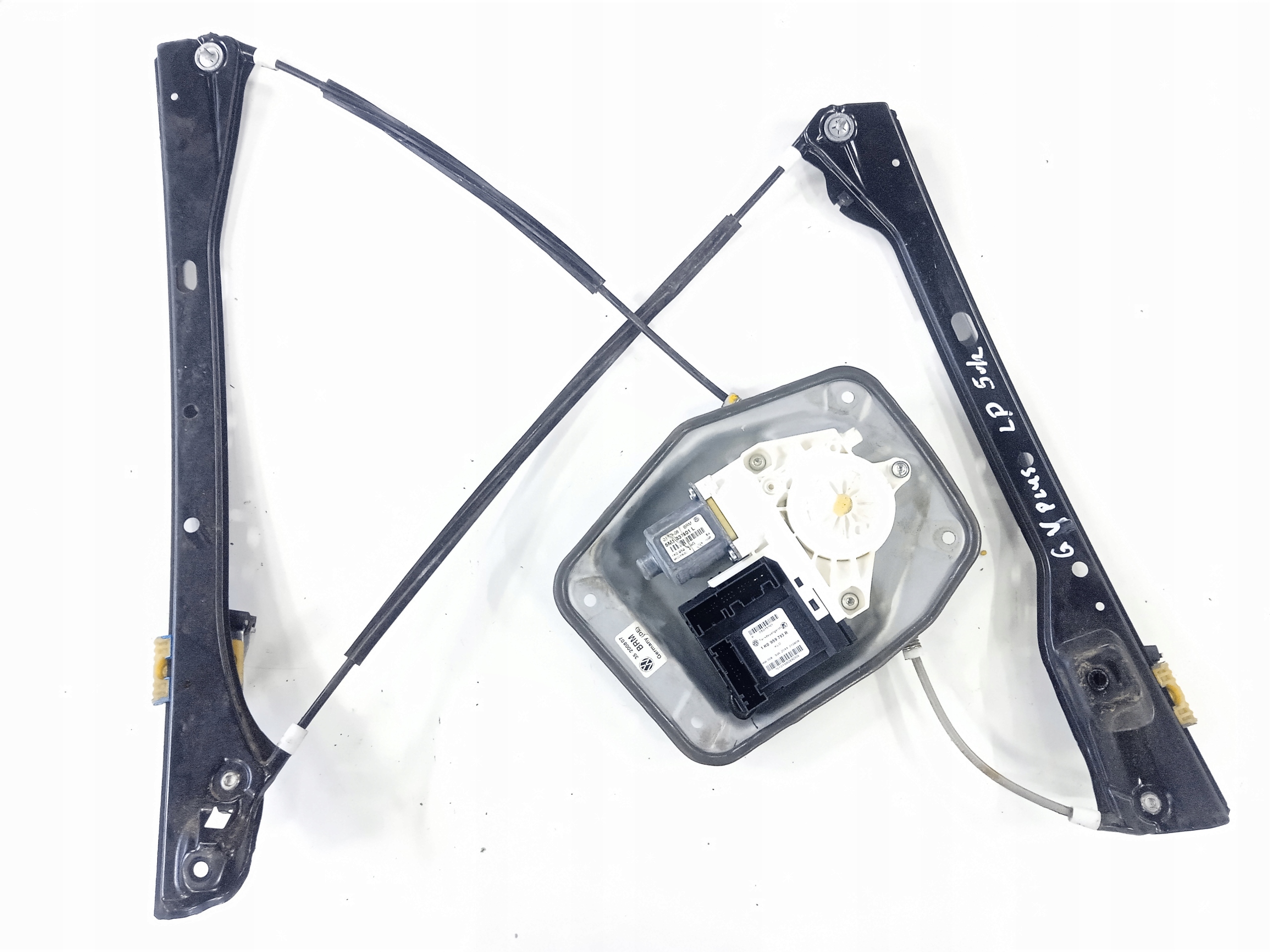 VW GOLF V PLUS podnośnik szyby lewy przedni przód