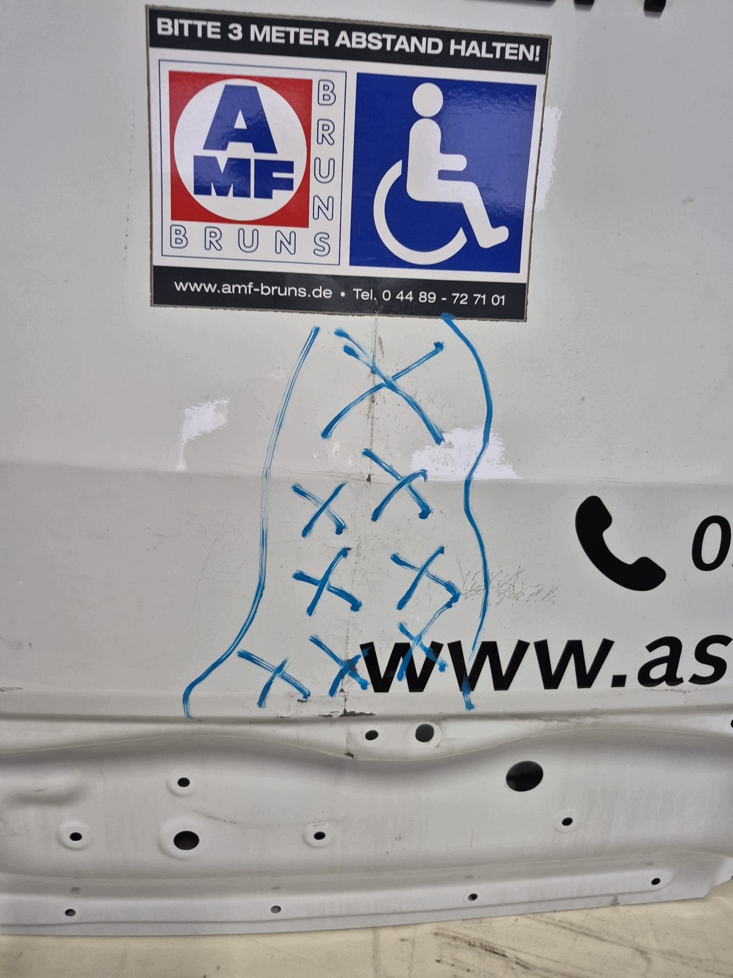 FORD TRANSIT MK8 14- door left rear part rear. for SZYBE