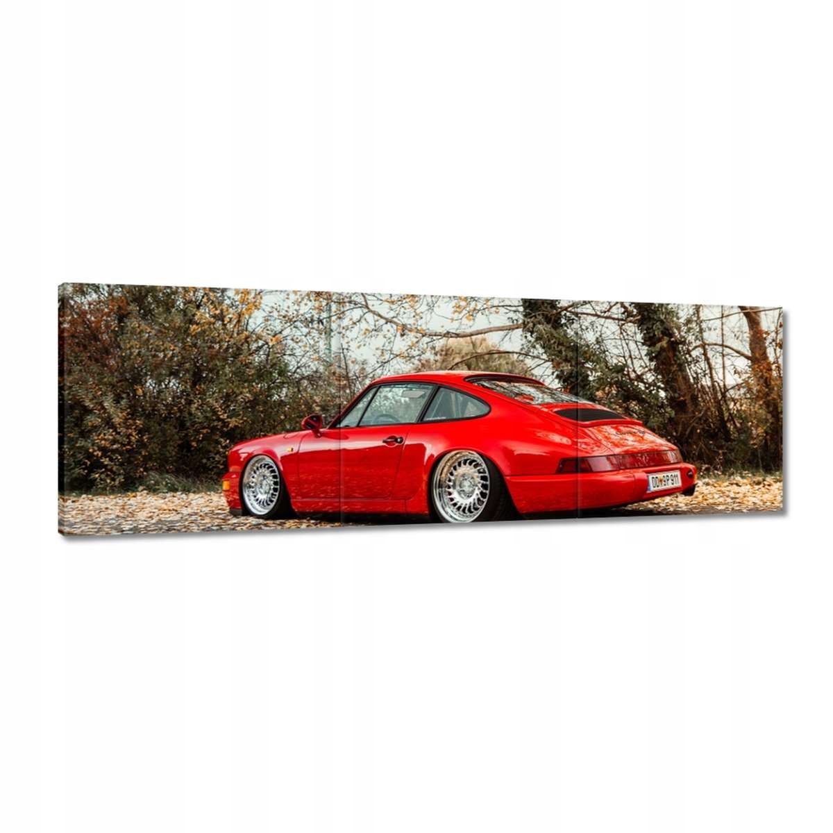 Obrazy 150x50 Červené Porsche Auto