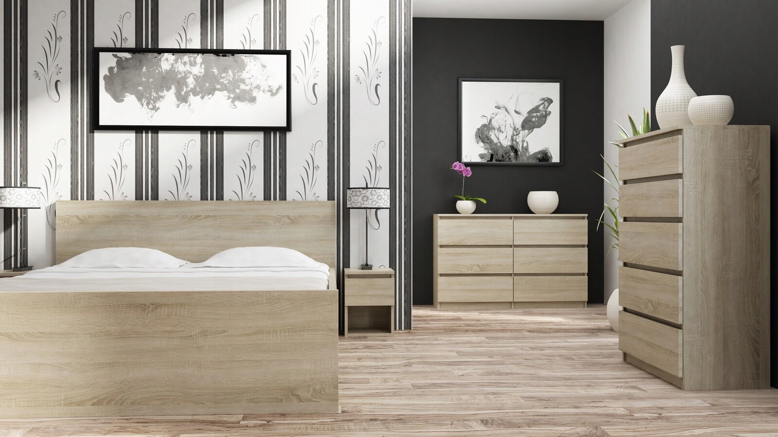 KOMODA 6 SZUFLAD 120 SZEROKOŚCI 30 CM GŁĘBOKOŚCI * Kolekcja 7984651