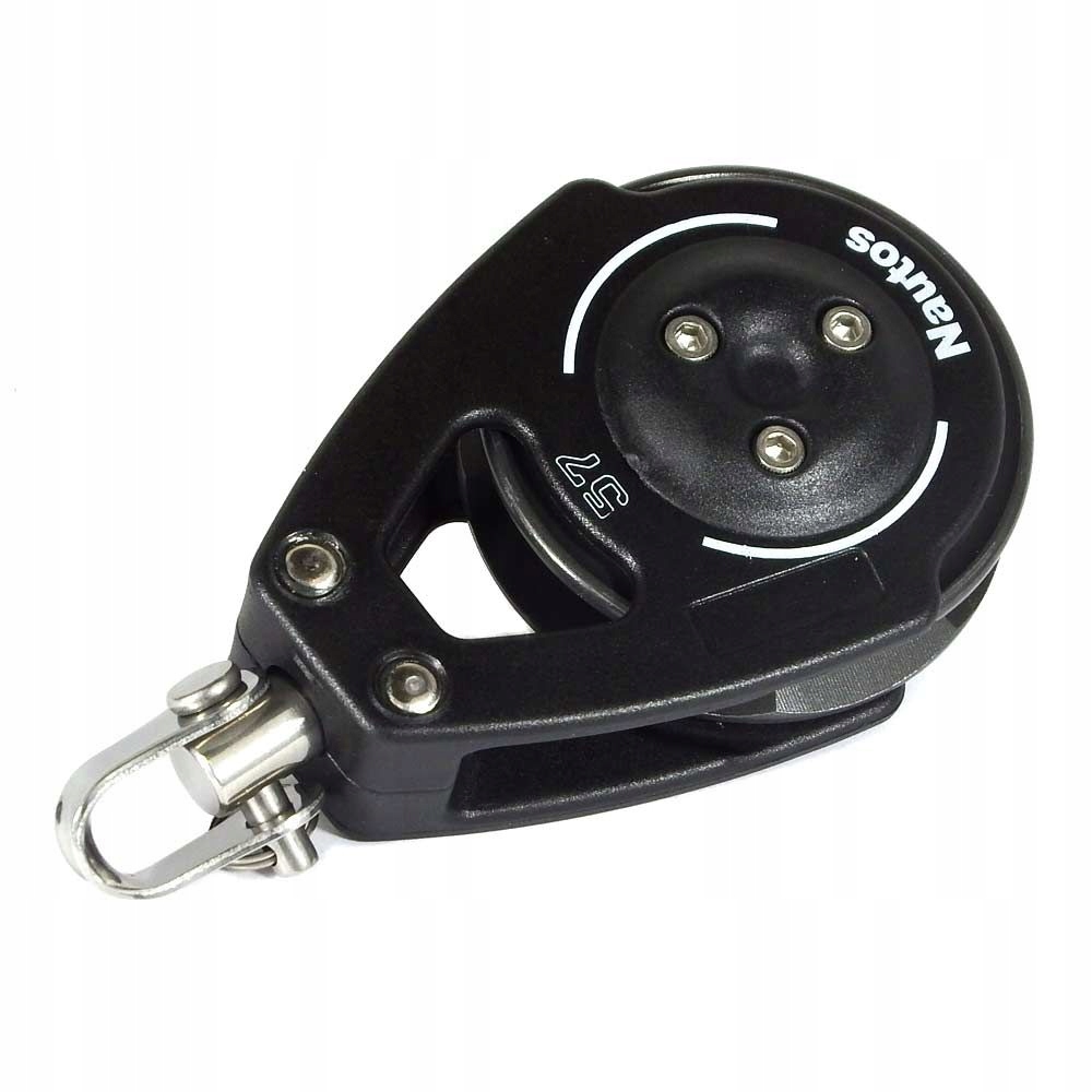 KABESTAN 57mm HOLT BLOCZEK KABESTANOWY - OPTIMIST Model ORGANIC 57 SINGLE SWIVEL / RATCHET