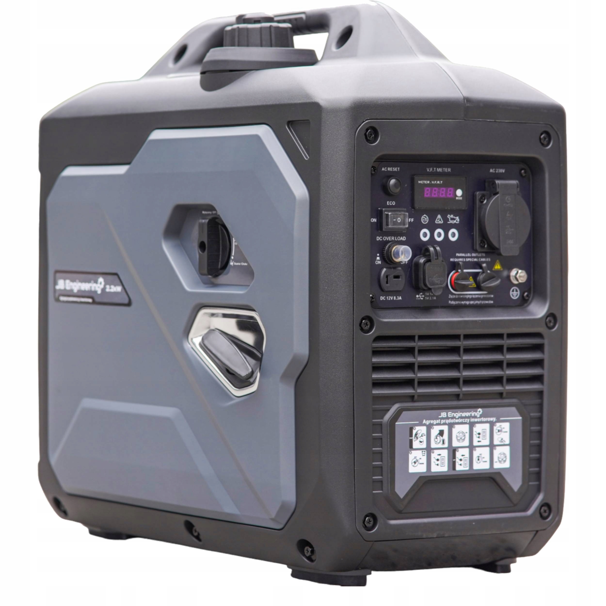 Invertorový Generátor Tichý Generátor Pradu 2,4 Kw, Jednofázový