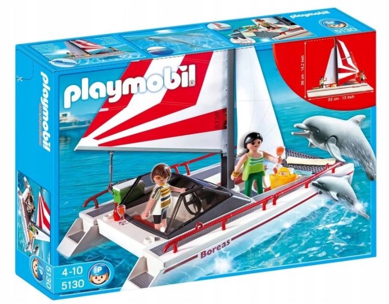 

Playmobil Family Fun Katamaran 5130 Łódź Delfiny