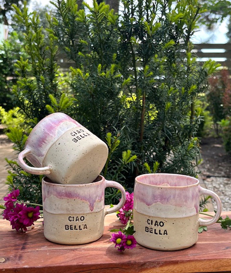 Kubek ceramiczny HANDMADE rękodzieło PREZENT