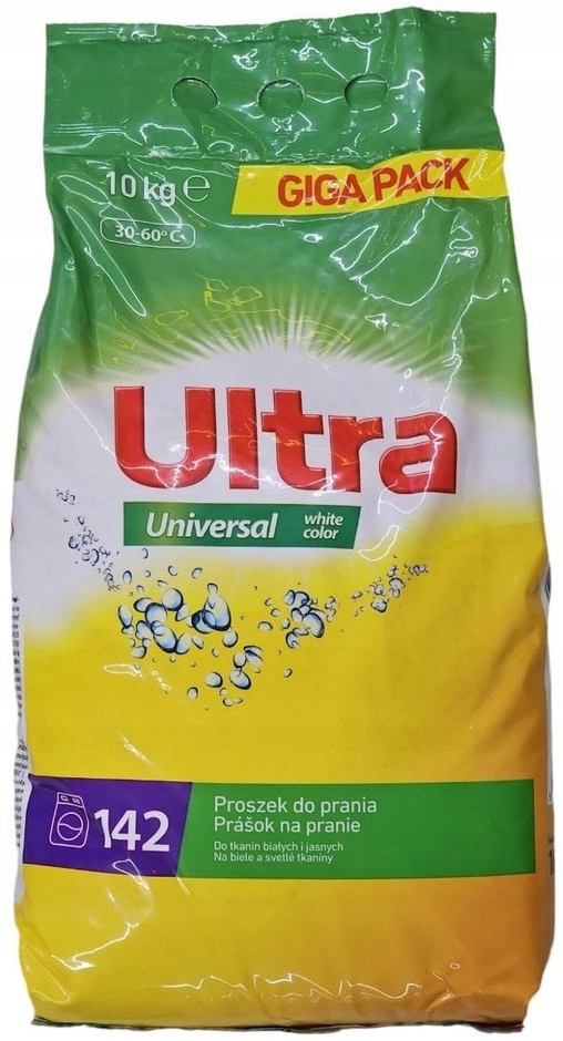 Levně Ultra prášek na praní Bílých A Světlých tkanin 10 kg 142 praní