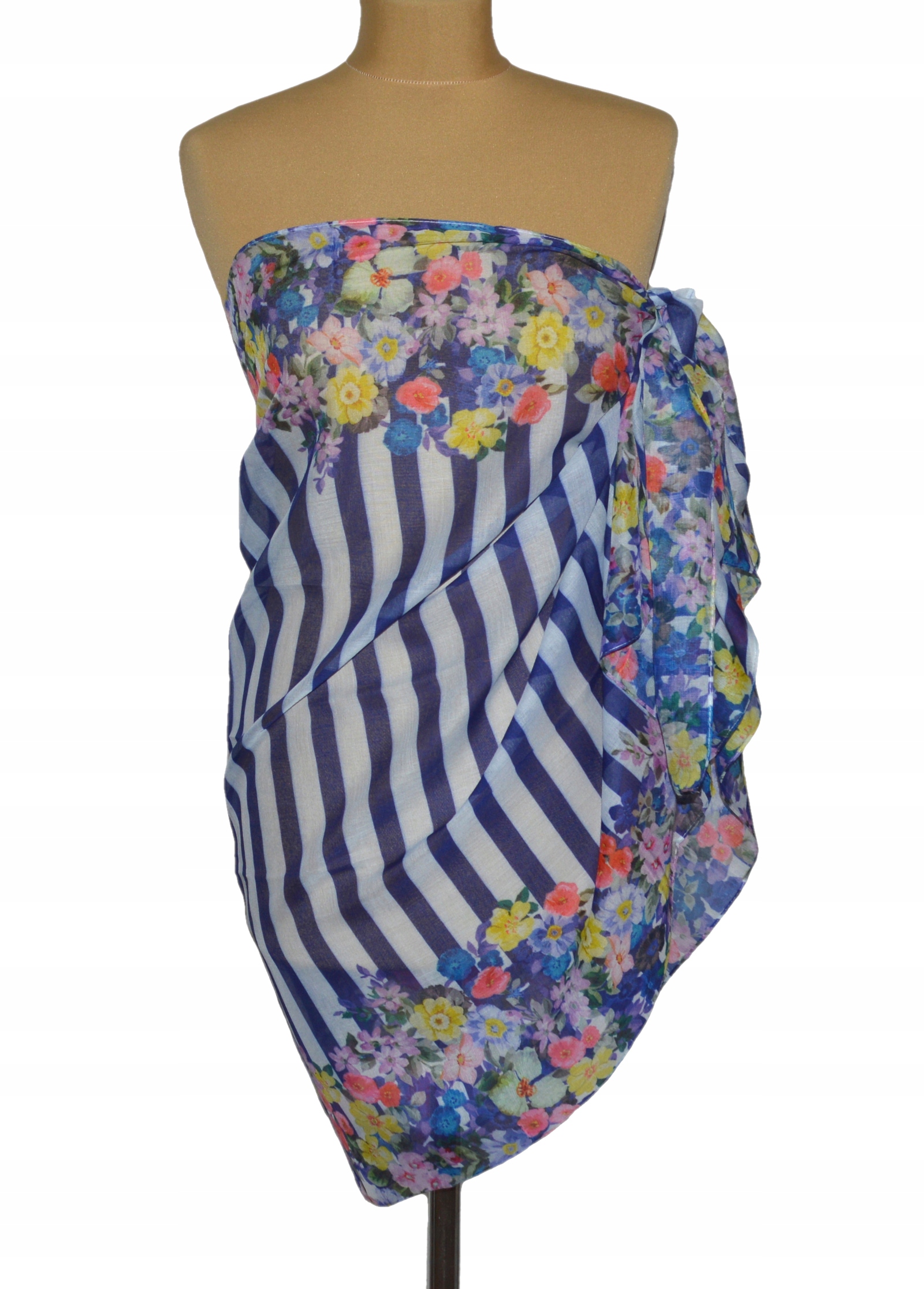 

Letnia Chusta na plażę pareo sari sarong 176 x 78