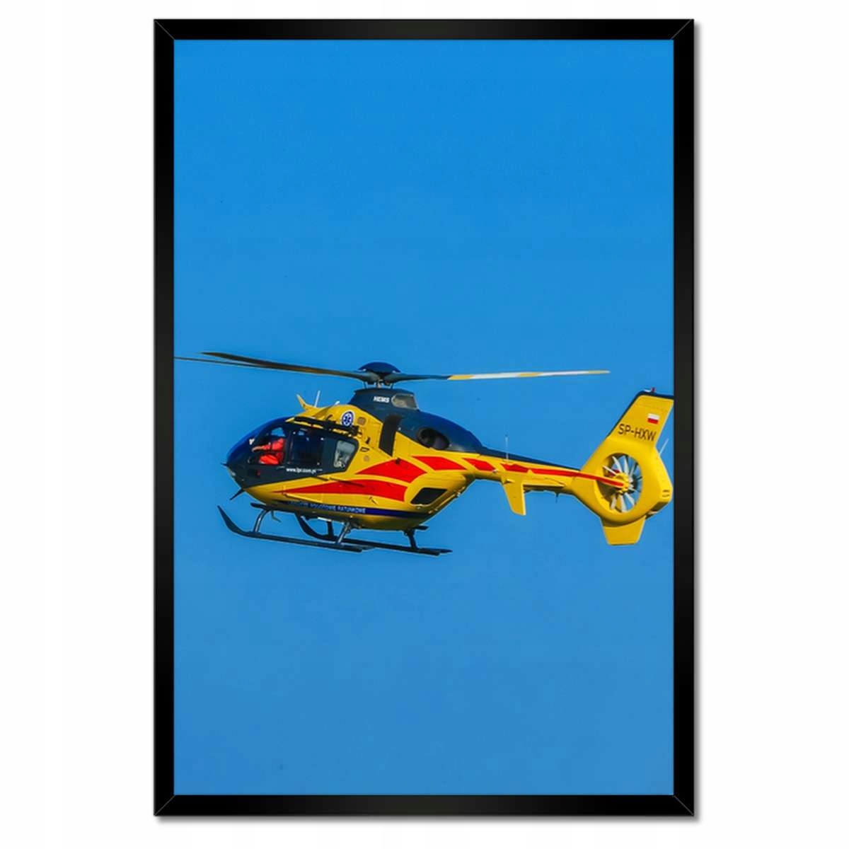 Plakáty v rámu 40x60 Helikoptéra Lpr Pohotovost