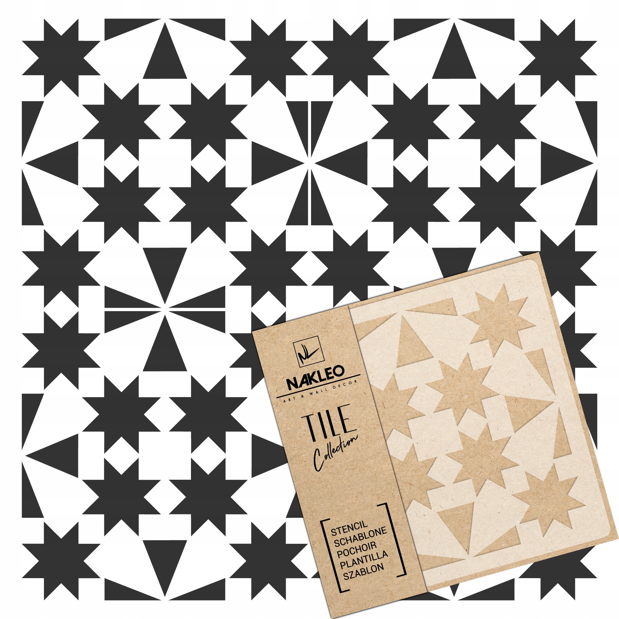 

Szablon Malarski imitacja kafelków płytek Comino